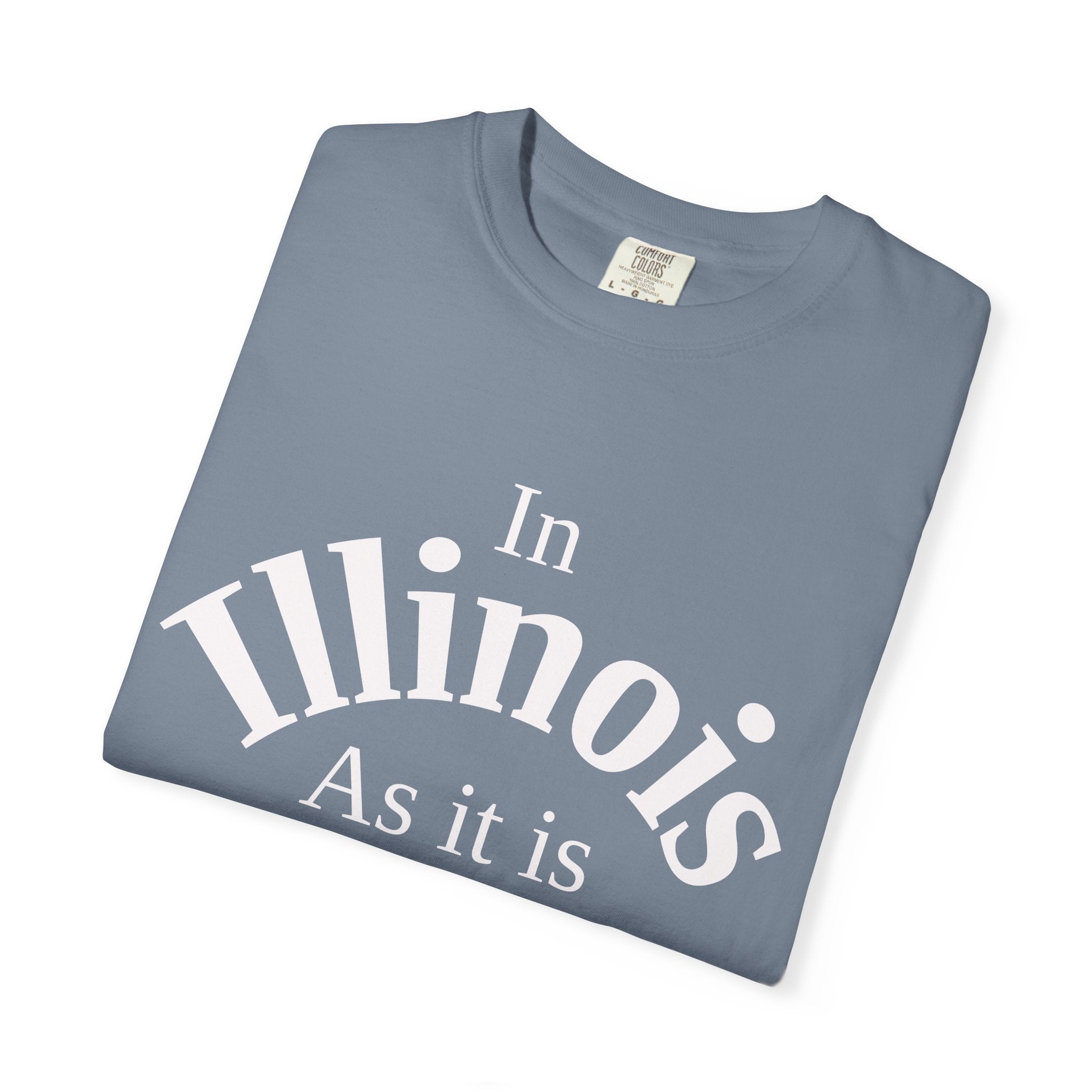 Illinois Unisex T-Shirt, Matthew 6:10 Faith Apparel, Everyday Inspiration Tee, Home State Love Christian Clothing