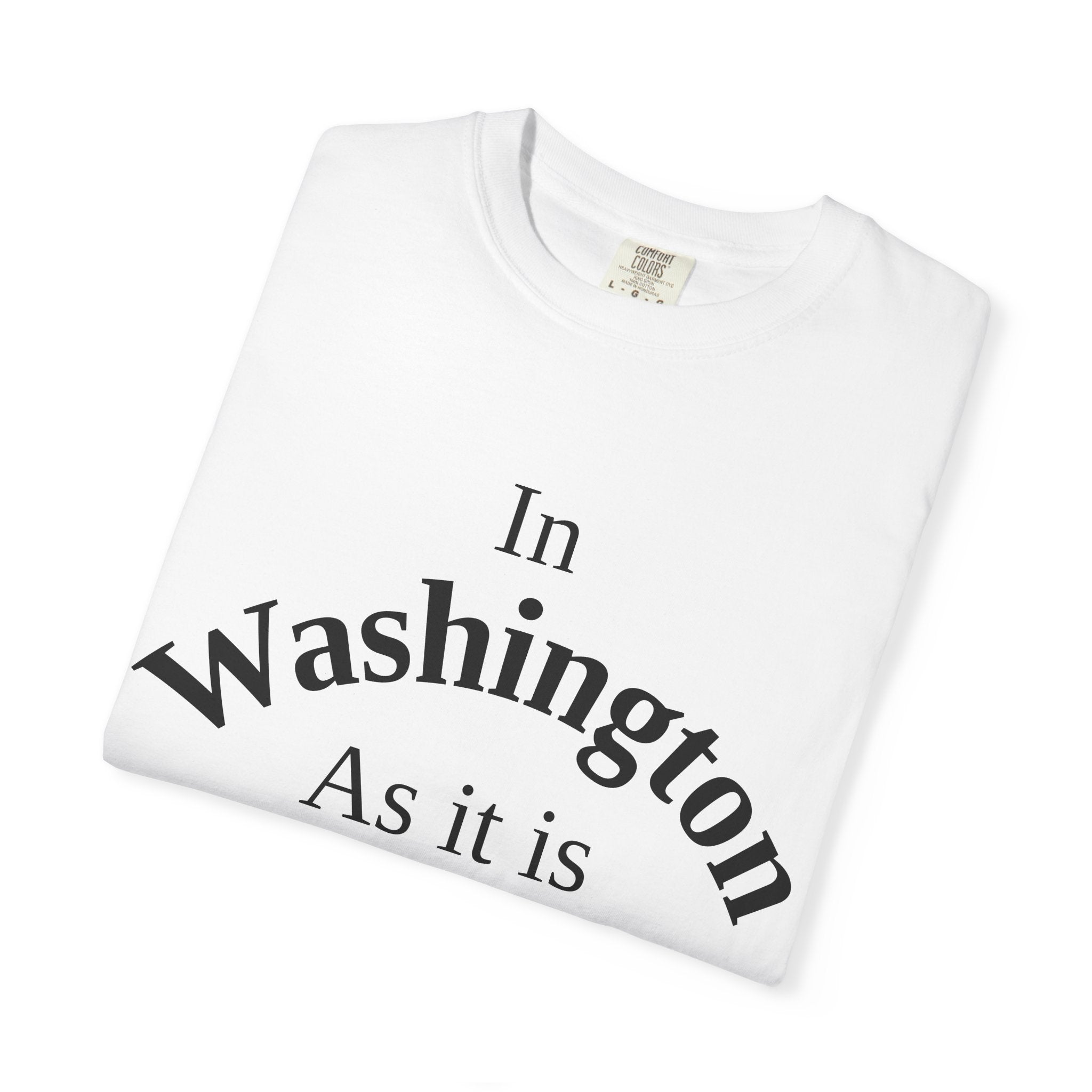 Washington Unisex T-Shirt, Matthew 6:10 Faith Apparel, Everyday Inspiration Tee, Home State Love Christian Clothing