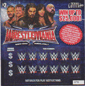 Wrestlemania (5 Ticket Set) #1783