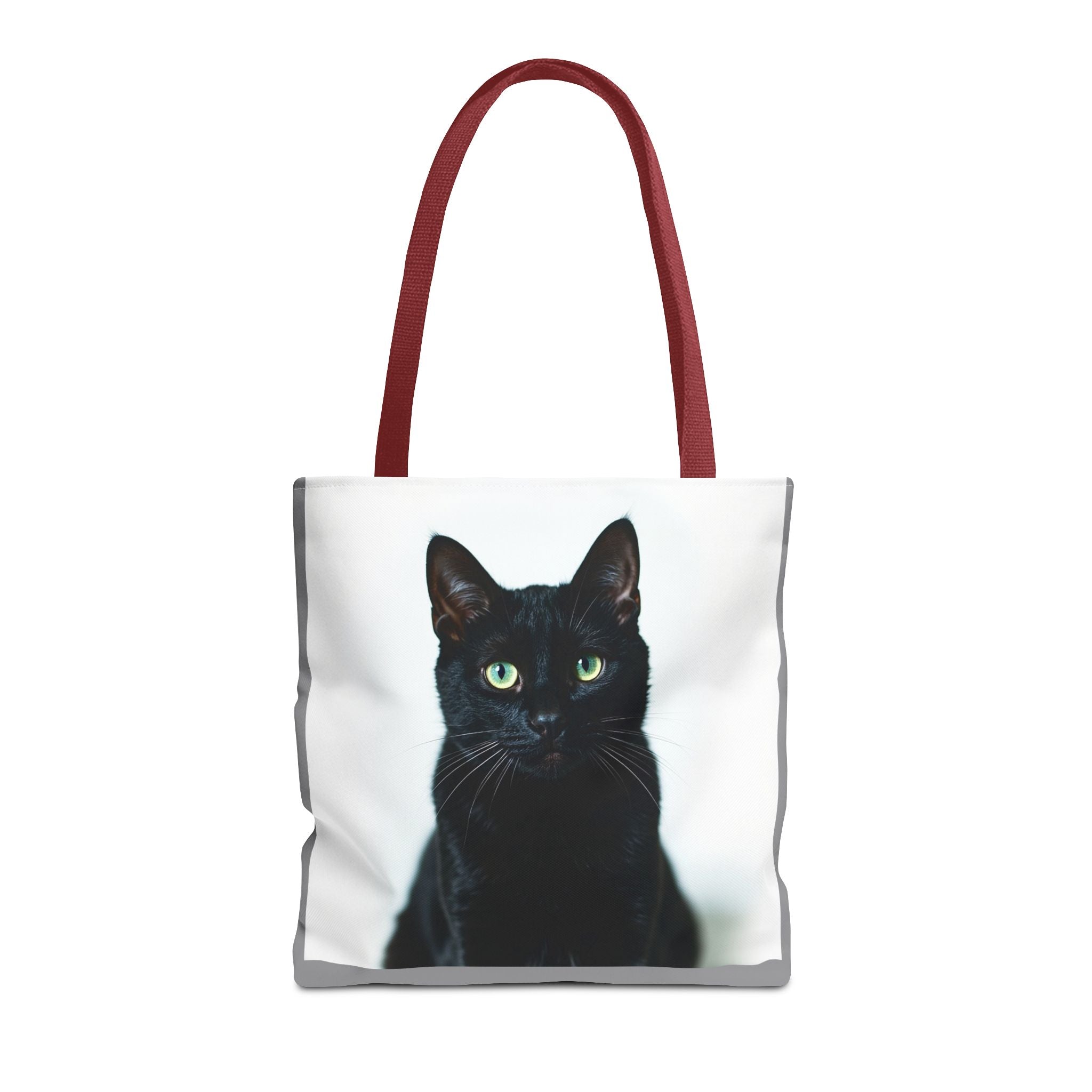Tote Bag - Black Cat, Carry-All Shoulder Bag, Reusable Shopping Tote, Gift for Animal Lovers