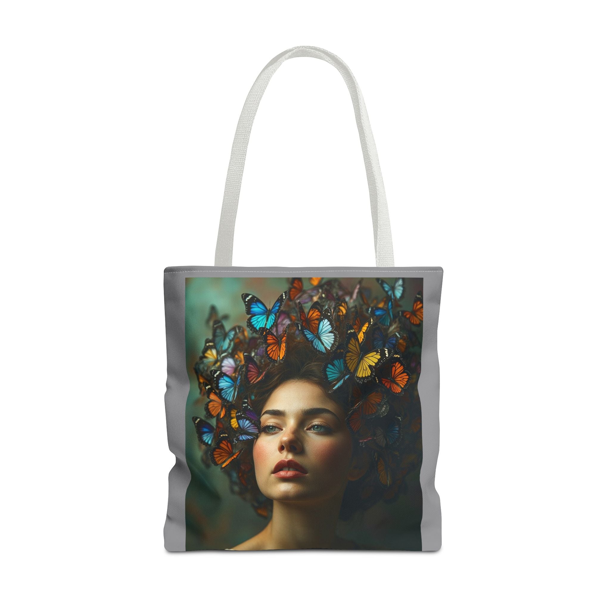Tote Bag - Butterfly Hair, Carry-All Shoulder Bag, Reusable Shopping Tote, Gift for Animal Lovers