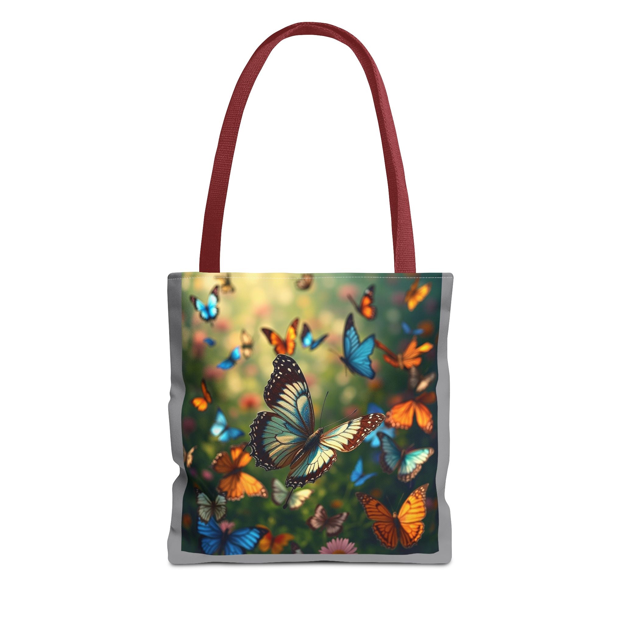 Butterfly Swam 1 Tote Bag - Floral Nature Garden Shopping Bag, Reusable Canvas Handbag, Eco-Friendly Market Tote, Gift for Her, Spring