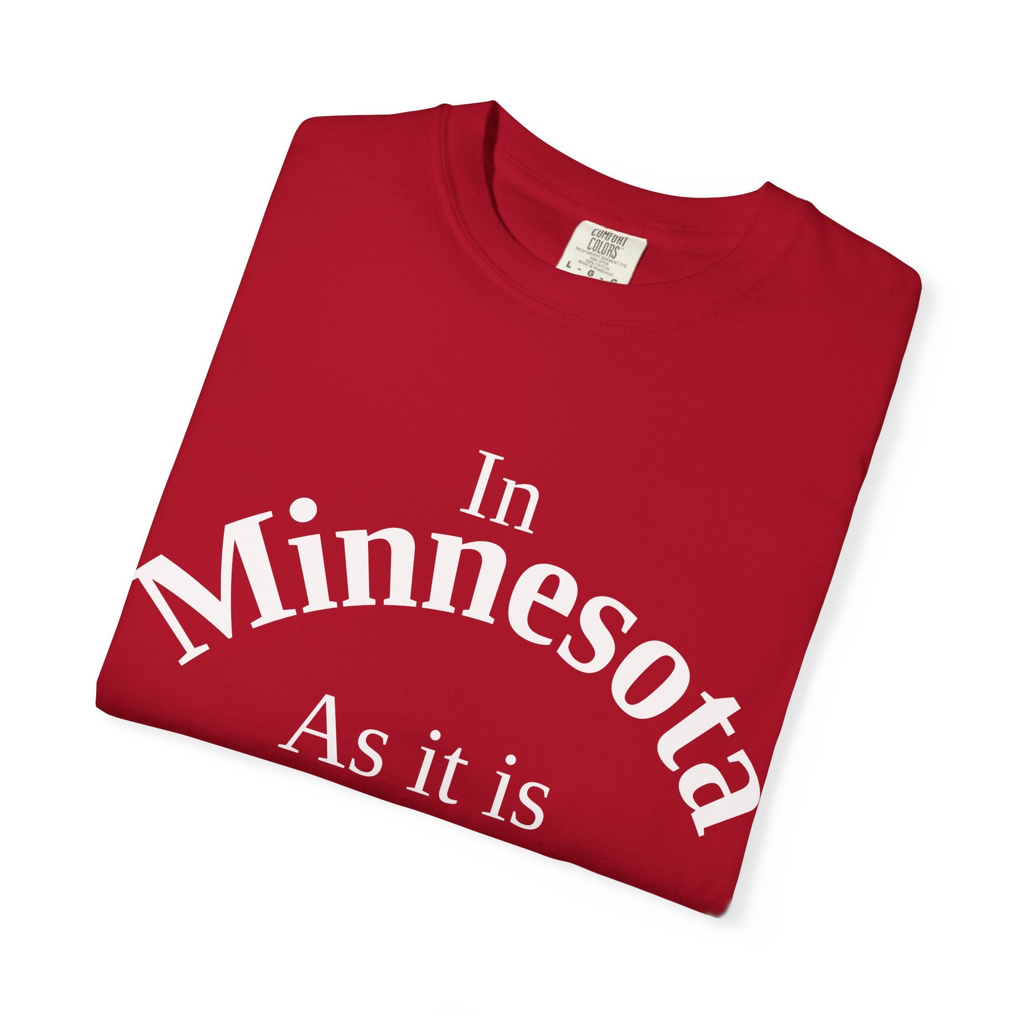 Minnesota Unisex T-Shirt, Matthew 6:10 Faith Apparel, Everyday Inspiration Tee, Home State Love Christian Clothing
