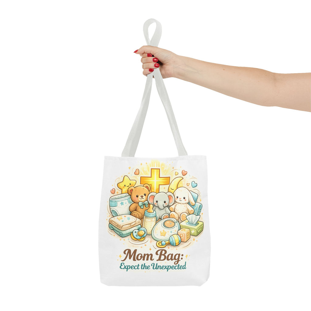 Mom Bag White Tote Bag | All-Over Print Tote