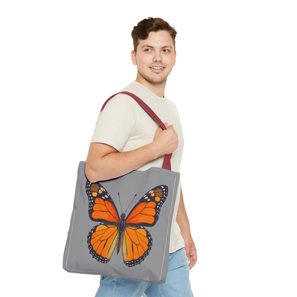 Tote Bag - Monarch Butterfly, Carry-All Shoulder Bag, Reusable Shopping Tote, Gift for Animal Lovers