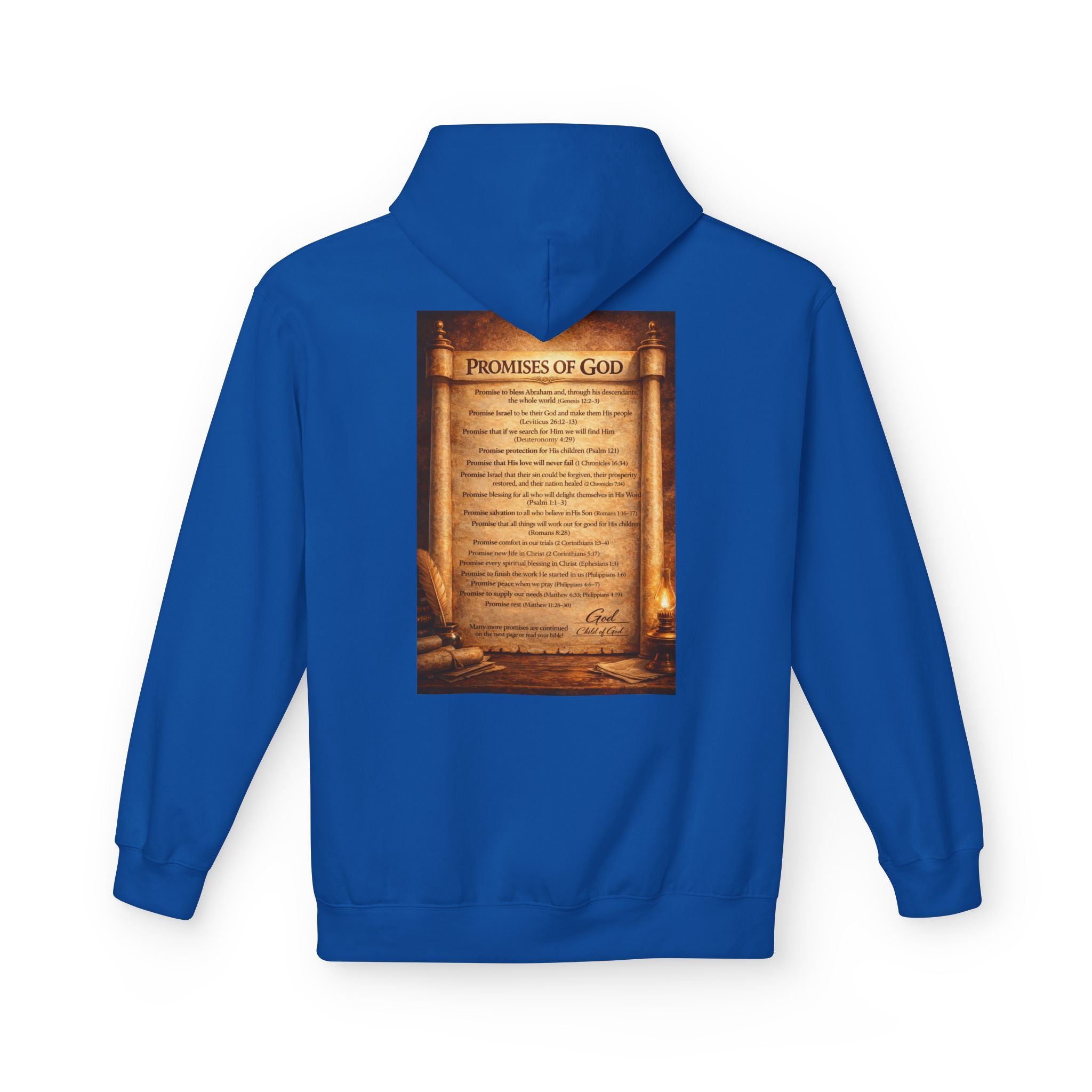 The Promises of God Hoodie | Faith Scripture Christian Pullover
