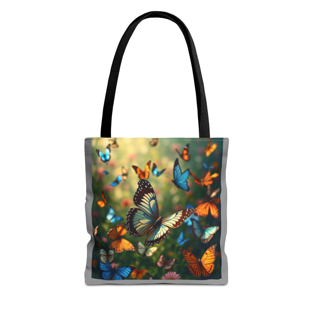 Butterfly Swam 1 Tote Bag - Floral Nature Garden Shopping Bag, Reusable Canvas Handbag, Eco-Friendly Market Tote, Gift for Her, Spring