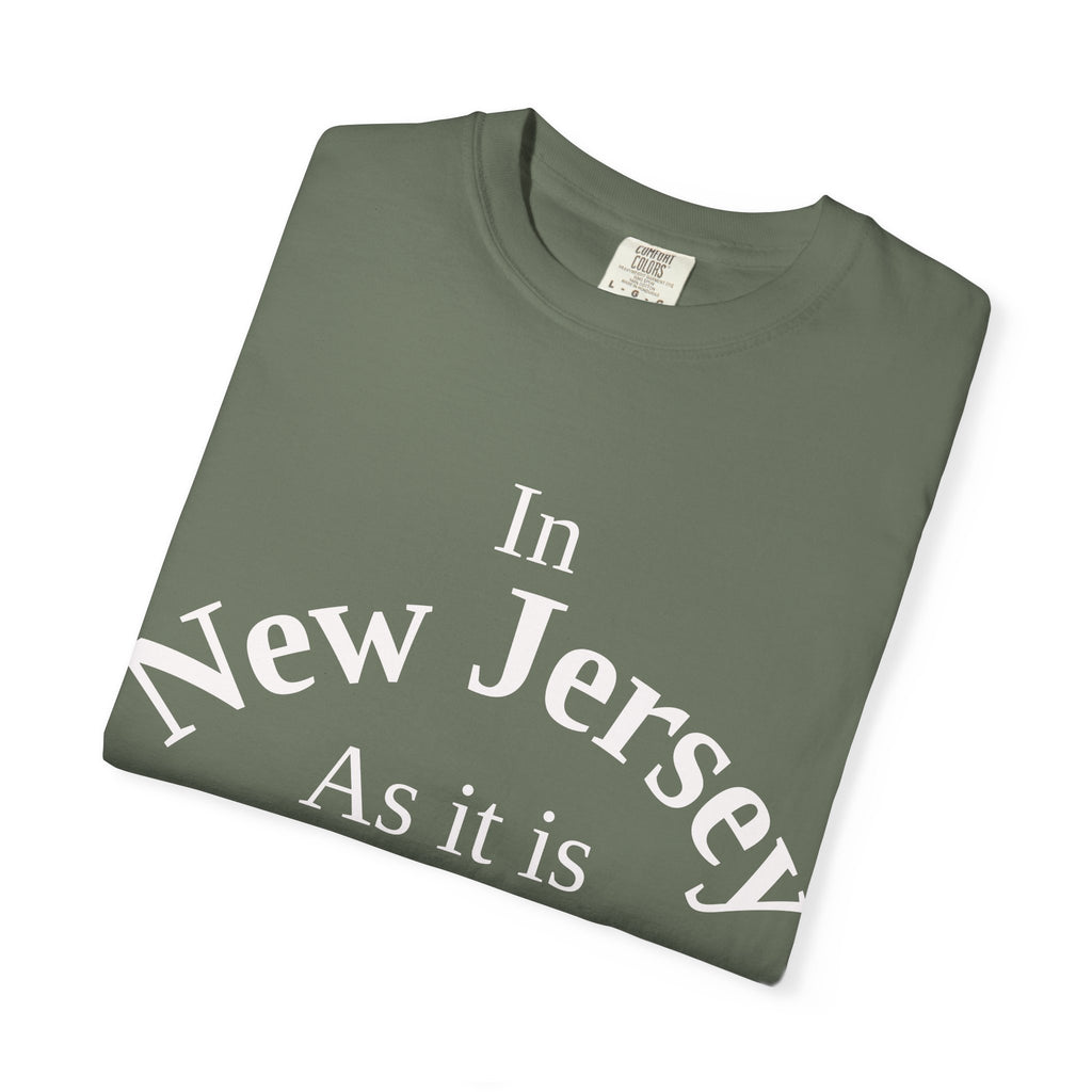 New Jersey Unisex T-Shirt, Matthew 6:10 Faith Apparel, Everyday Inspiration Tee, Home State Love Christian Clothing