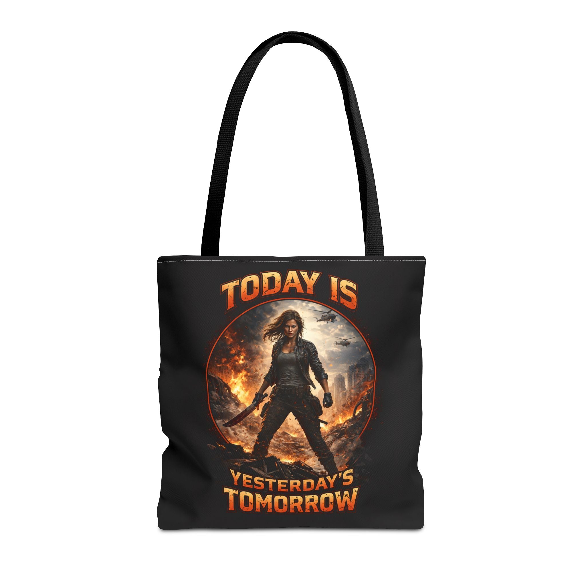 Today Is Yesterday's Tomorrow Tote Bag | Inspirational Quote Tote