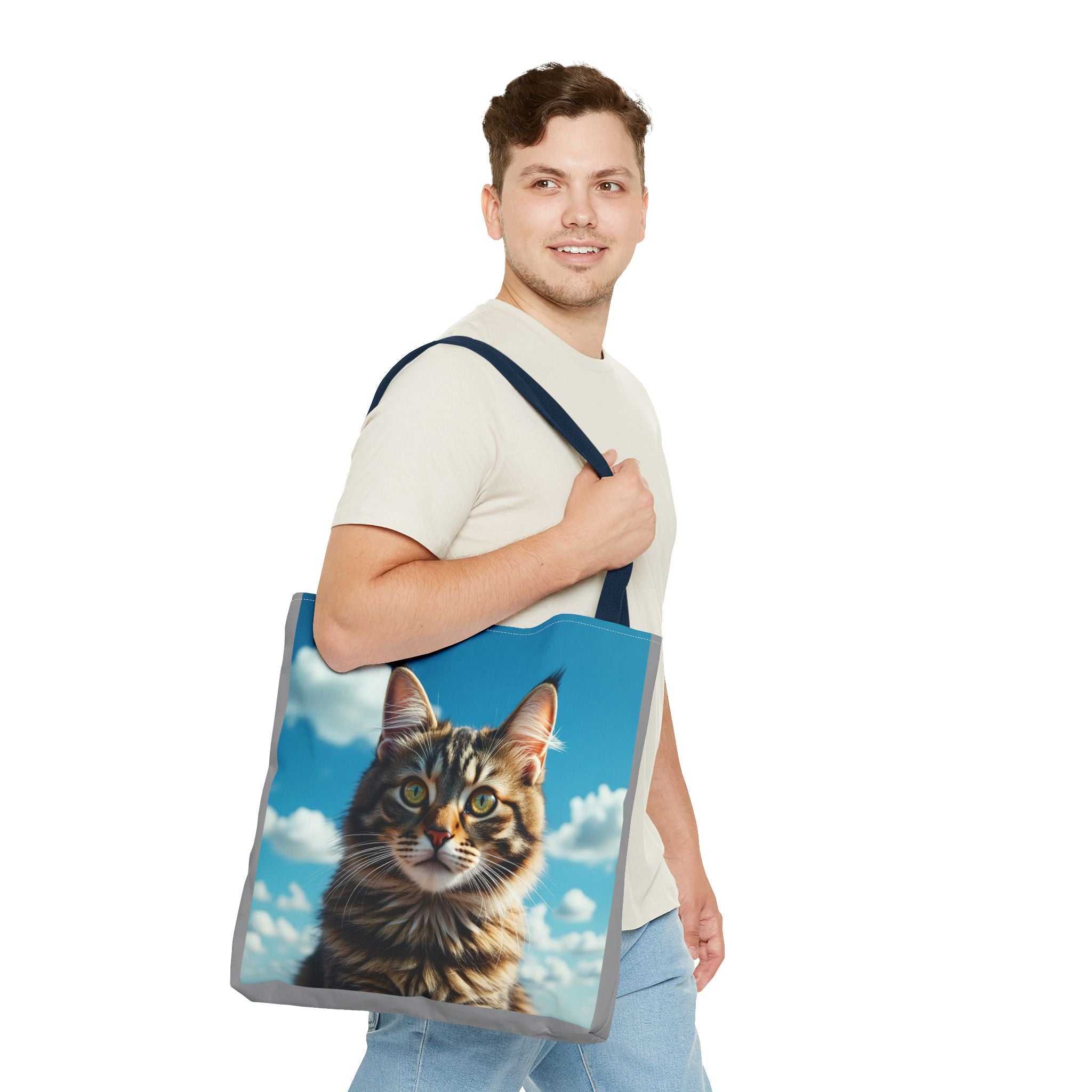 Tote Bag - Beautiful Cat, Carry-All Shoulder Bag, Reusable Shopping Tote, Gift for Animal Lovers