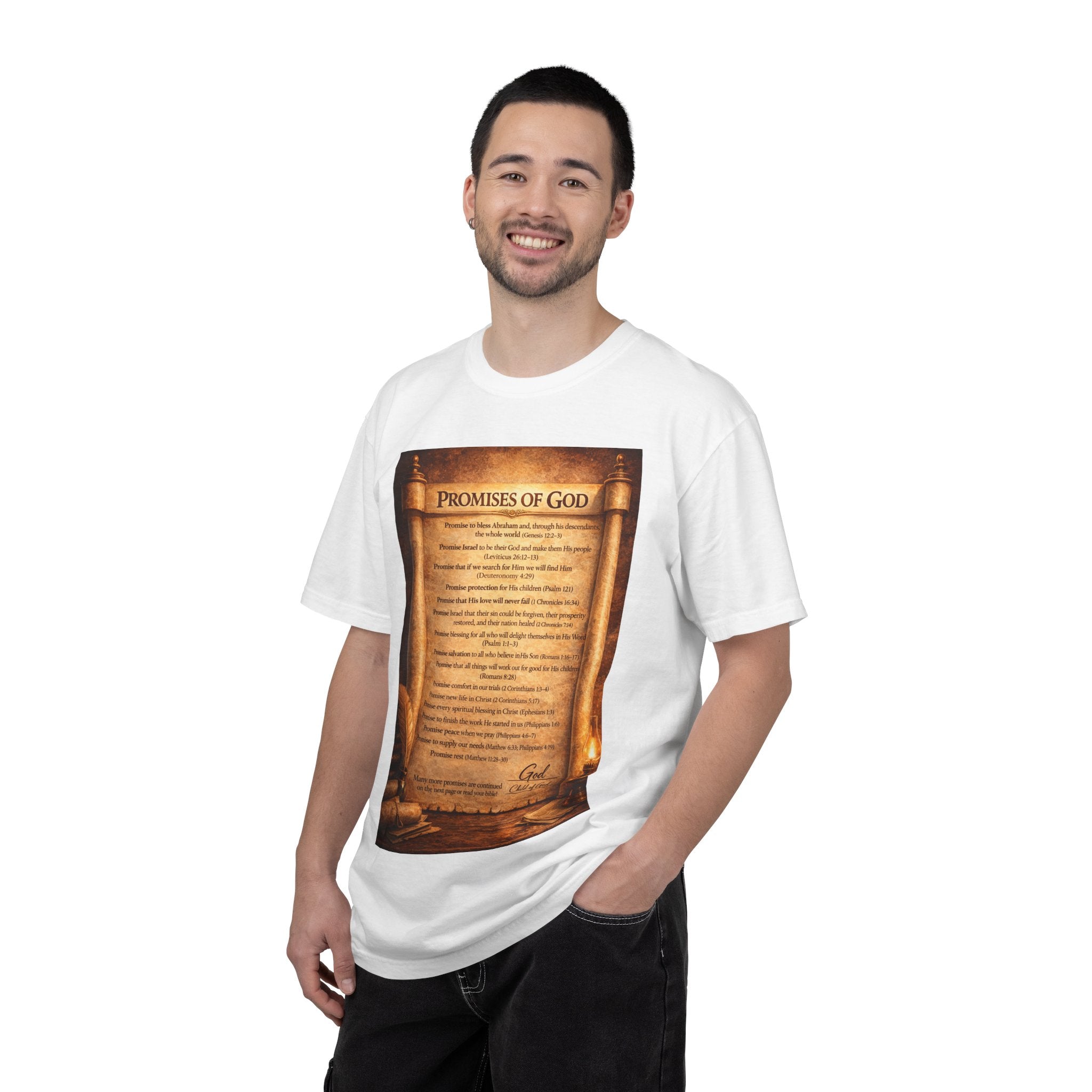 Promises of God T-shirt | Spiritual Praise Tee, Religious Faith Graphic
