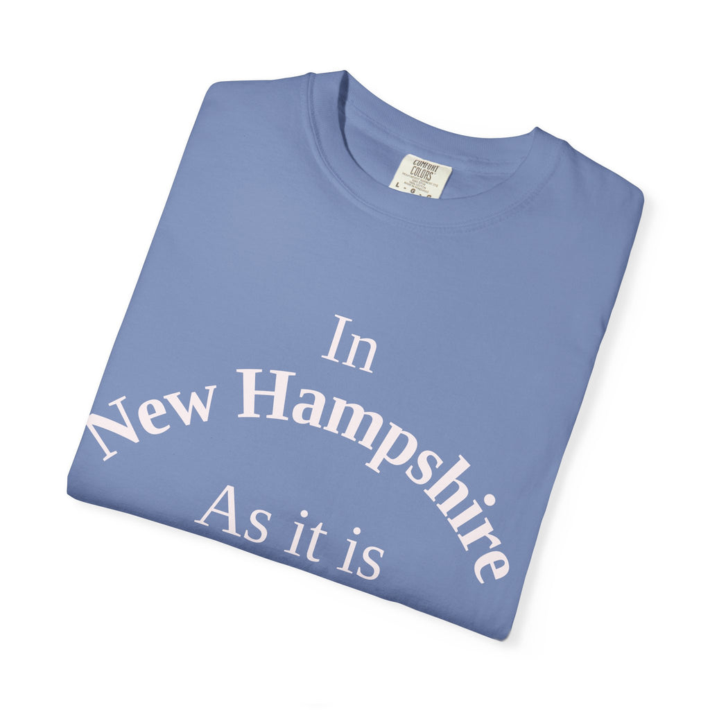 New Hampshire Unisex T-Shirt, Matthew 6:10 Faith Apparel, Everyday Inspiration Tee, Home State Love Christian Clothing