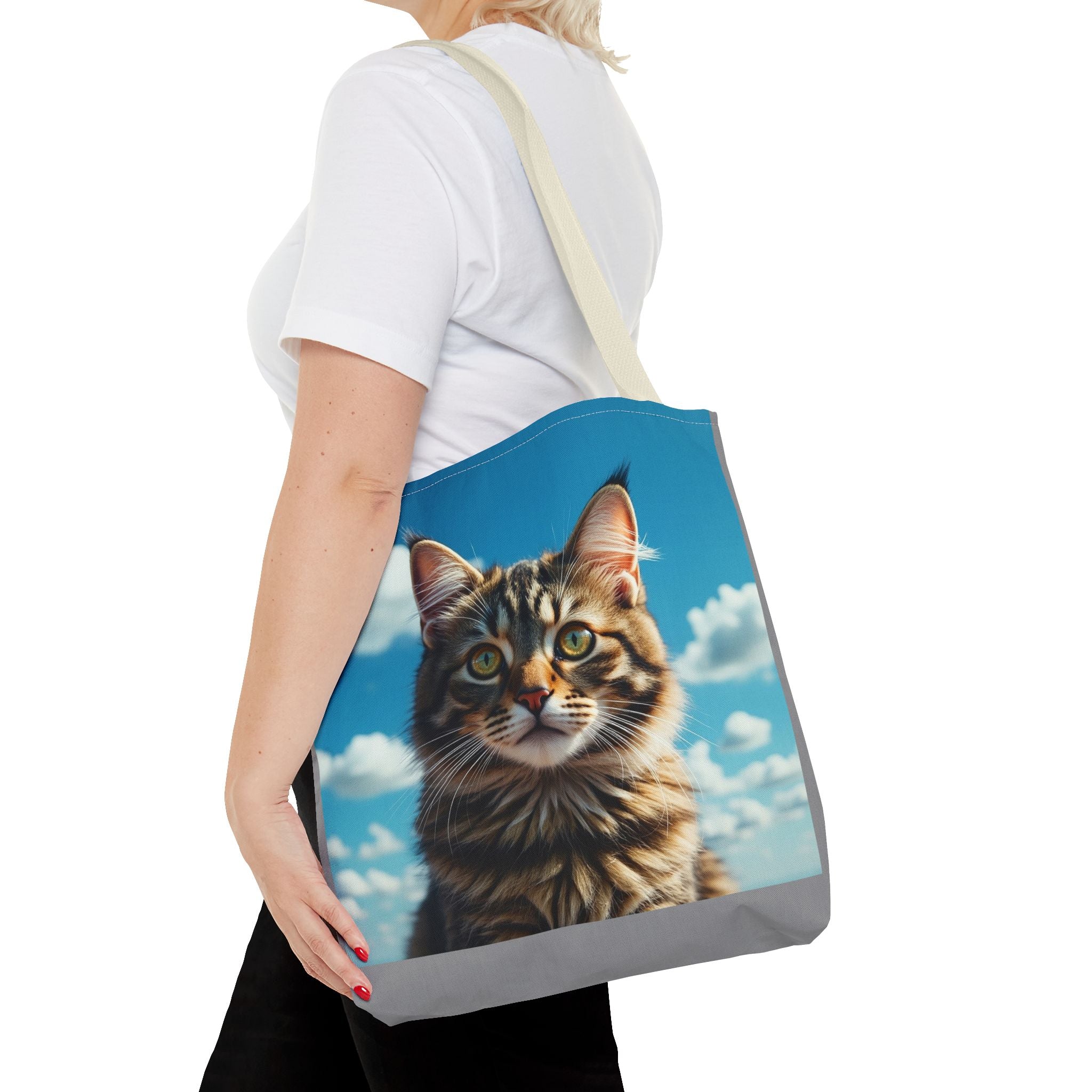 Tote Bag - Beautiful Cat, Carry-All Shoulder Bag, Reusable Shopping Tote, Gift for Animal Lovers