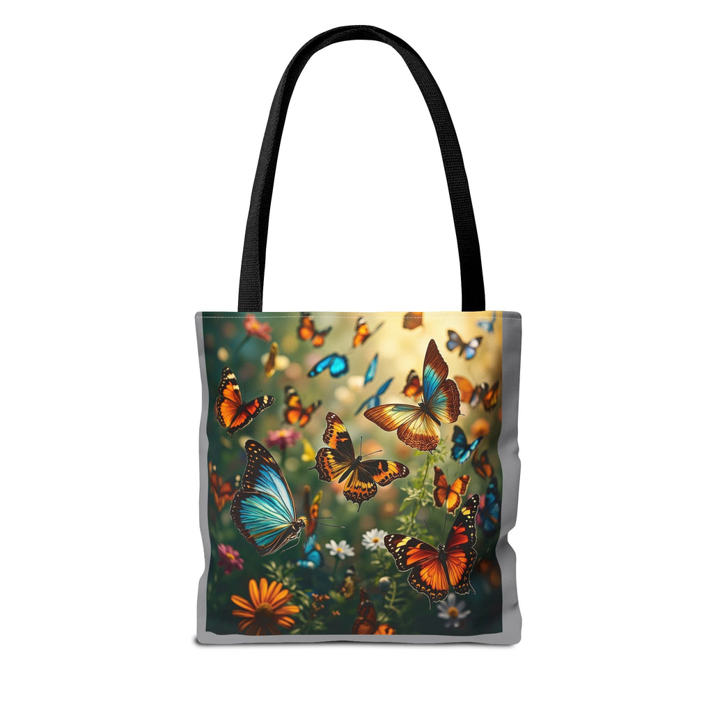 Butterfly Swam 2 Tote Bag - Floral Nature Garden Shopping Bag, Reusable Canvas Handbag, Eco-Friendly Market Tote, Gift for Her, Spring