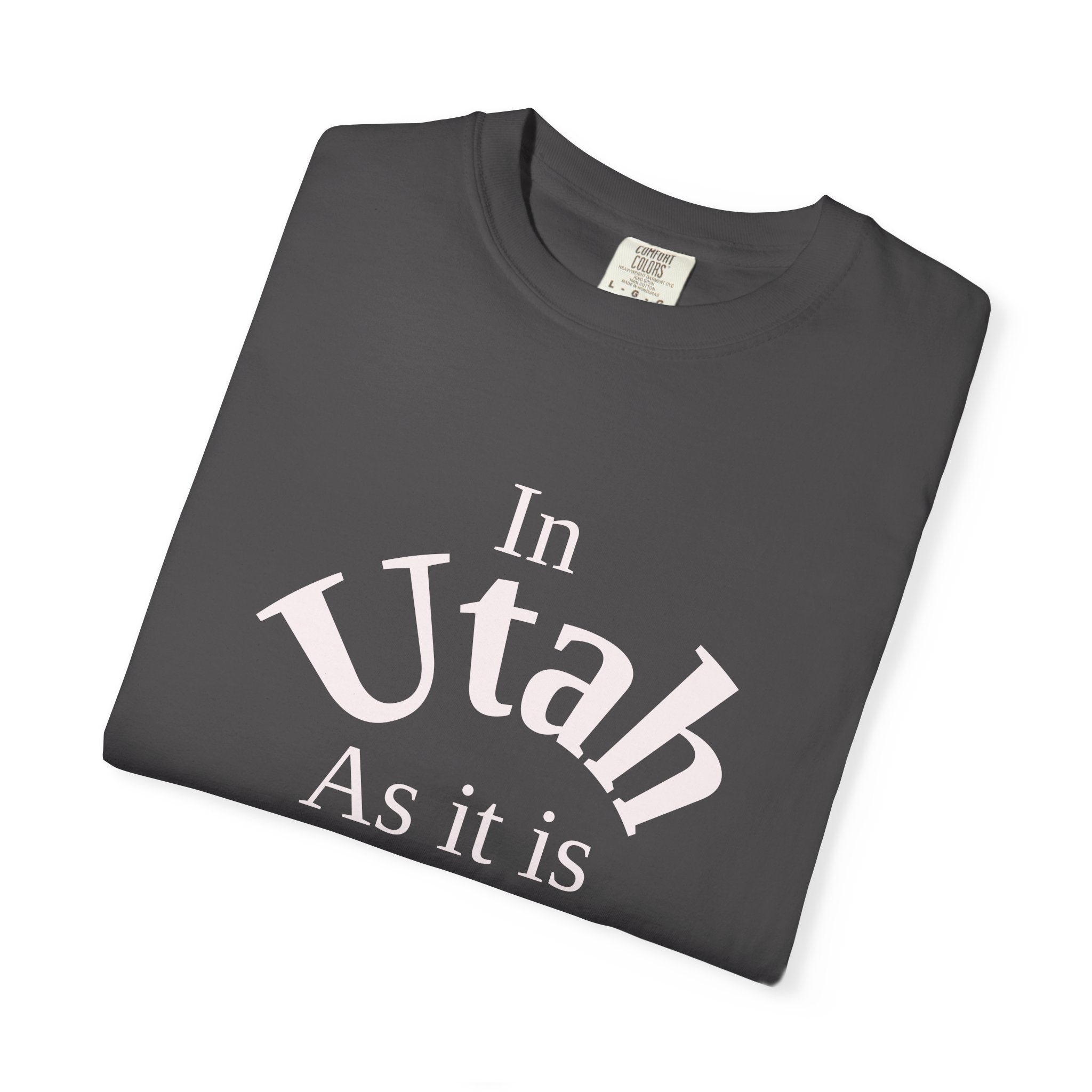Utah Unisex T-Shirt, Matthew 6:10 Faith Apparel, Everyday Inspiration Tee, Home State Love Christian Clothing