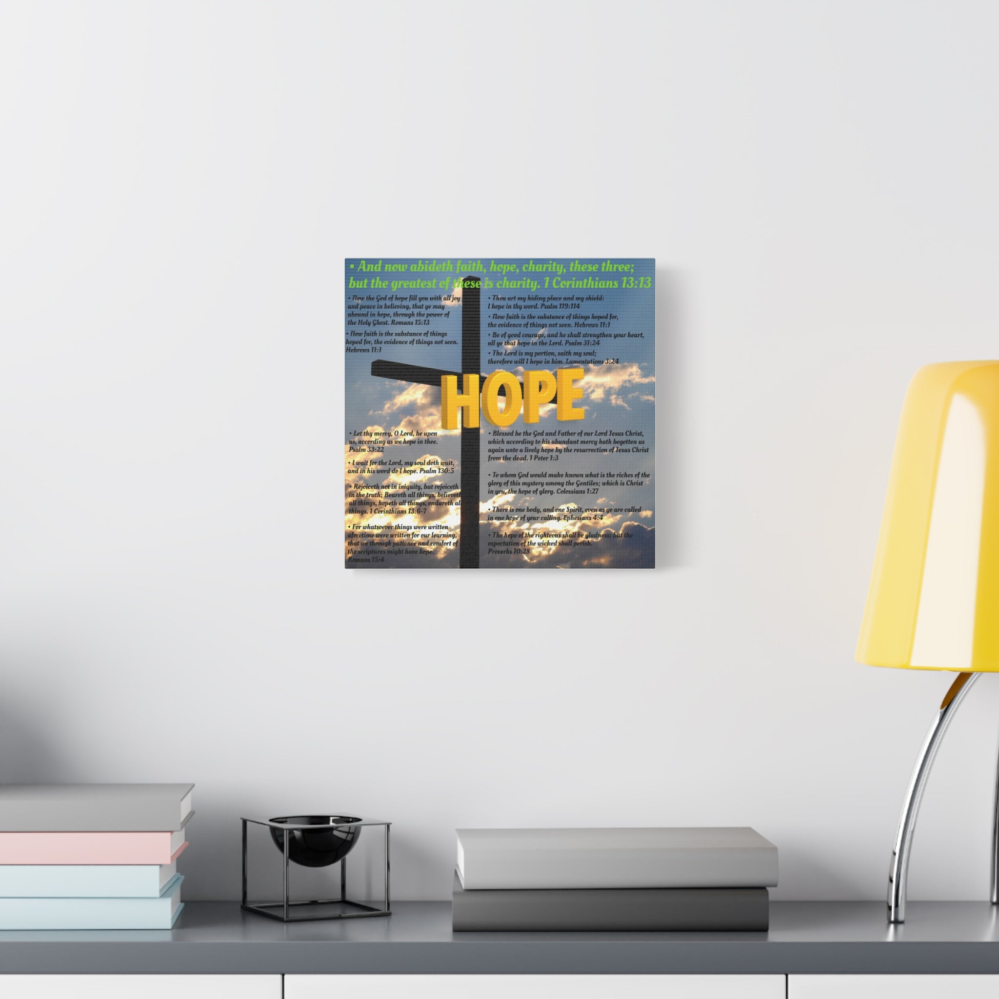 Hope Set 2 of 3 Canvas Art, Stretched Canvas Print Wall Decor, Unique Gift Idea