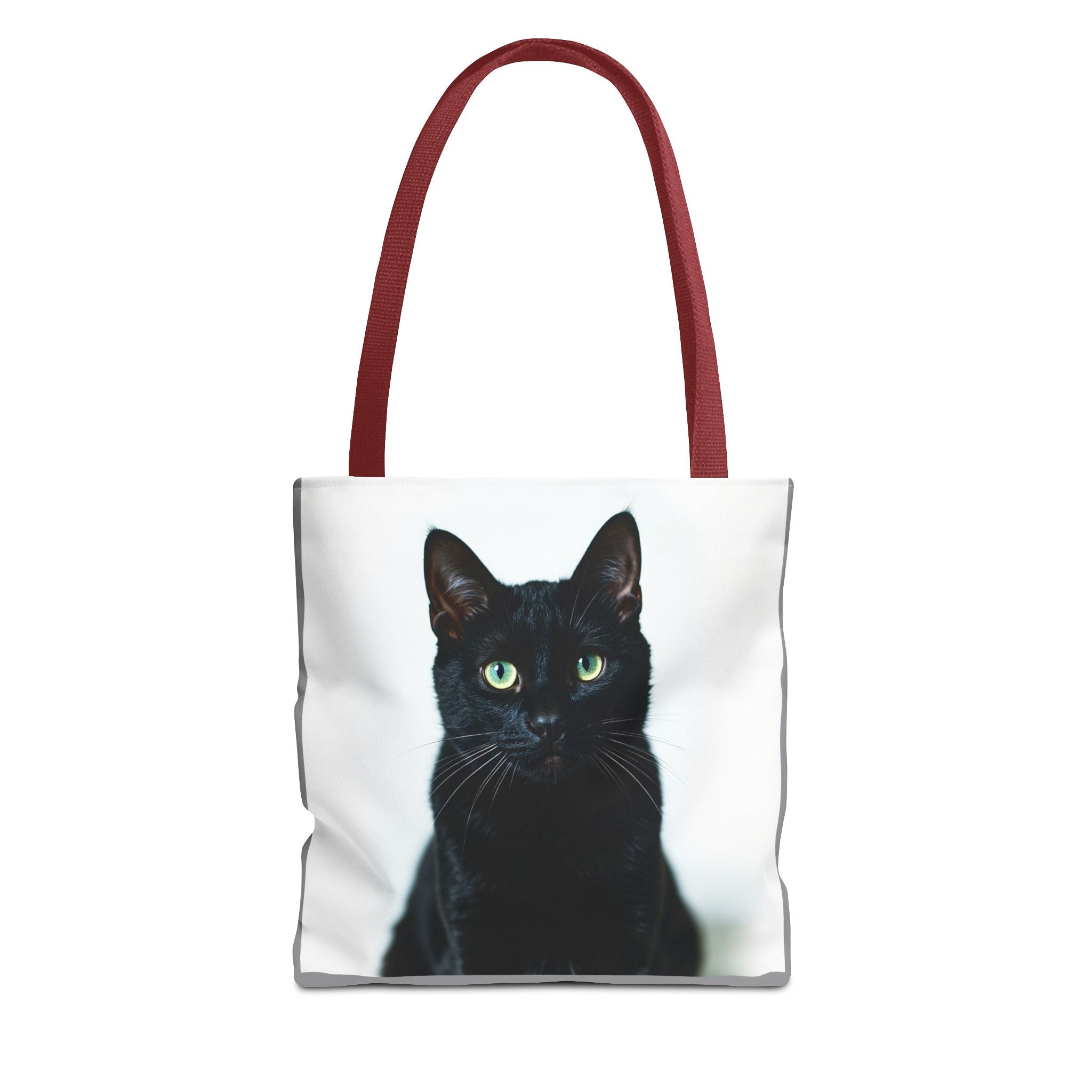 Tote Bag - Black Cat, Carry-All Shoulder Bag, Reusable Shopping Tote, Gift for Animal Lovers