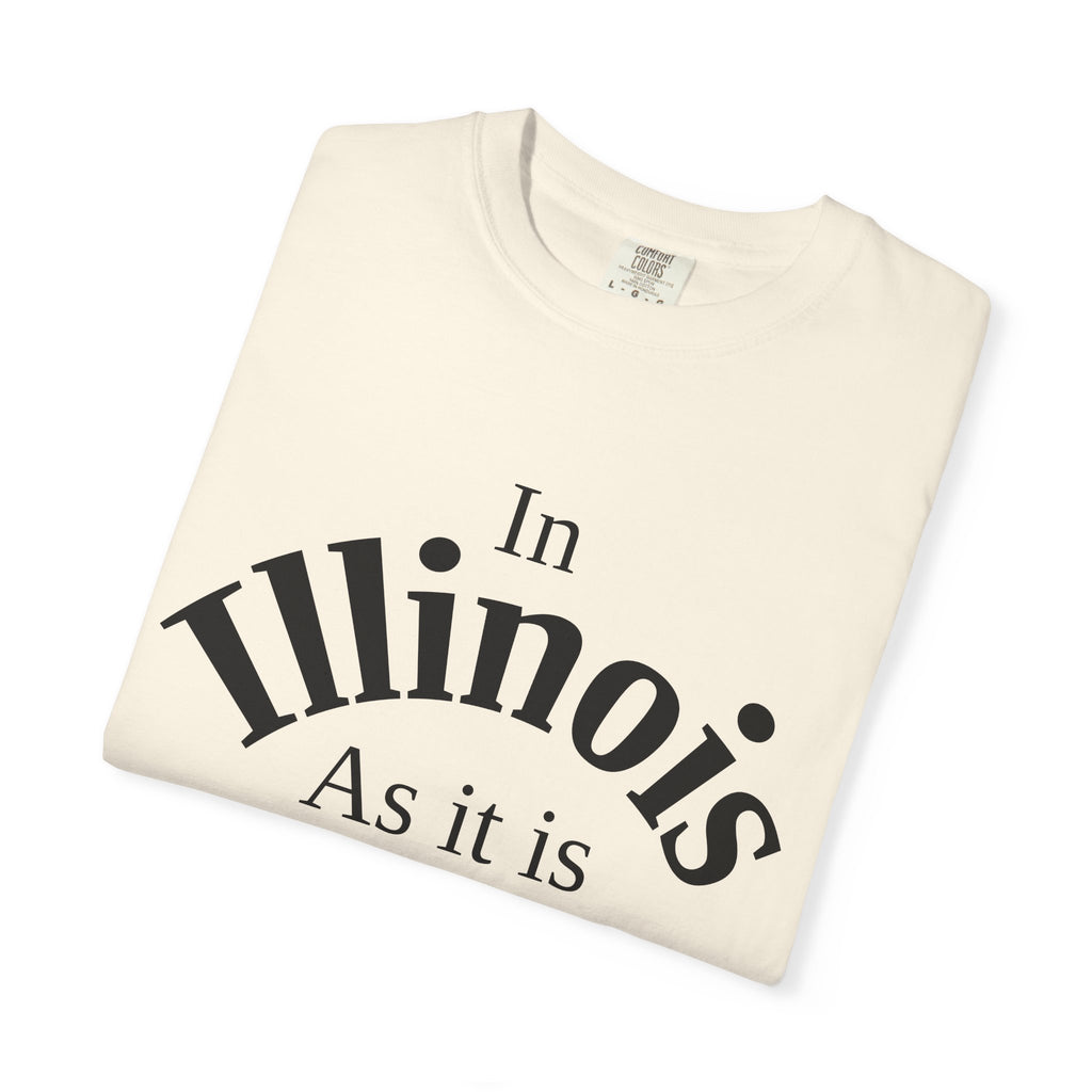 Illinois Unisex T-Shirt, Matthew 6:10 Faith Apparel, Everyday Inspiration Tee, Home State Love Christian Clothing