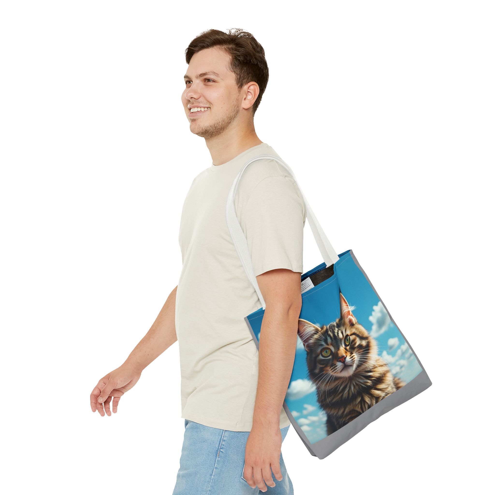 Tote Bag - Beautiful Cat, Carry-All Shoulder Bag, Reusable Shopping Tote, Gift for Animal Lovers