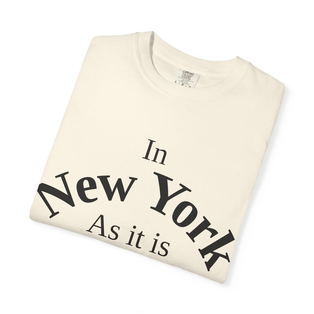 New York Unisex T-Shirt, Matthew 6:10 Faith Apparel, Everyday Inspiration Tee, Hometown Love Christian Clothing