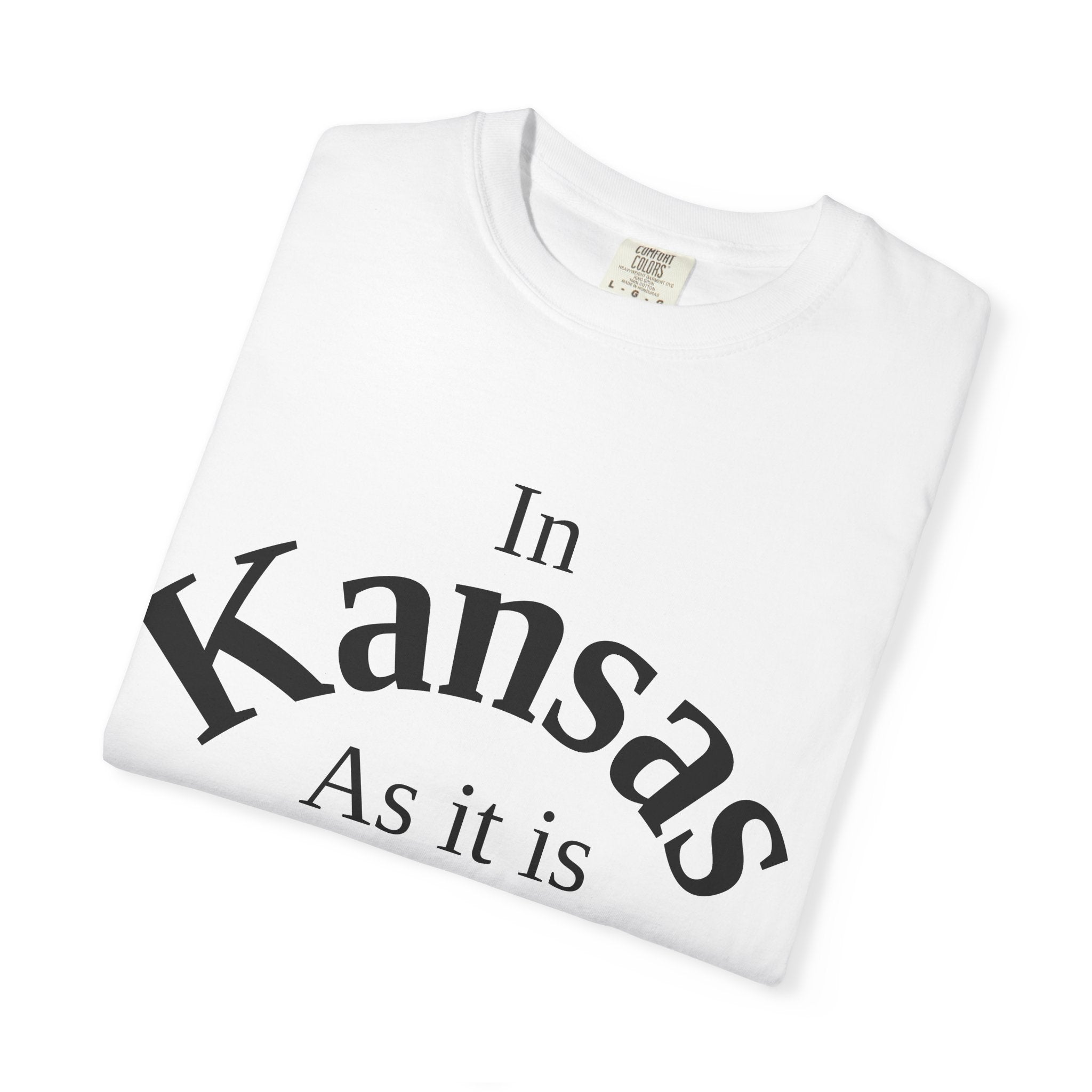 Kansas Unisex T-Shirt, Matthew 6:10 Faith Apparel, Everyday Inspiration Tee, Home State Love Christian Clothing