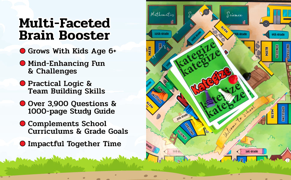 Kategize Education 1-12 Grade (Math, Science, spelling)