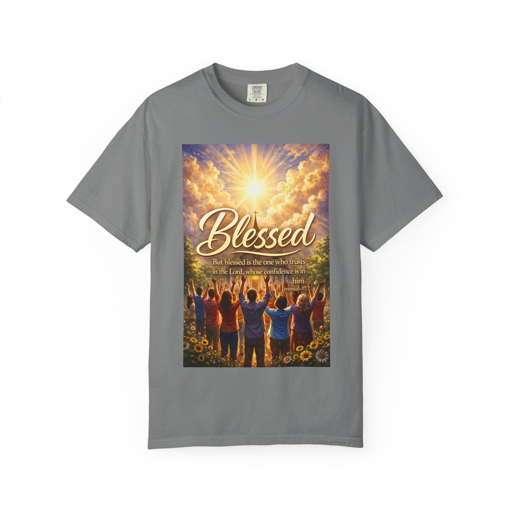 I Am Blessed T-shirt | Spiritual Praise Tee, Religious Faith Graphic