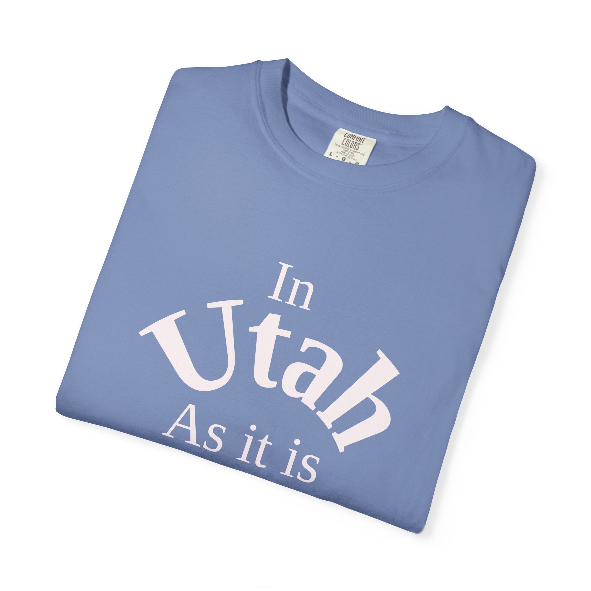Utah Unisex T-Shirt, Matthew 6:10 Faith Apparel, Everyday Inspiration Tee, Home State Love Christian Clothing