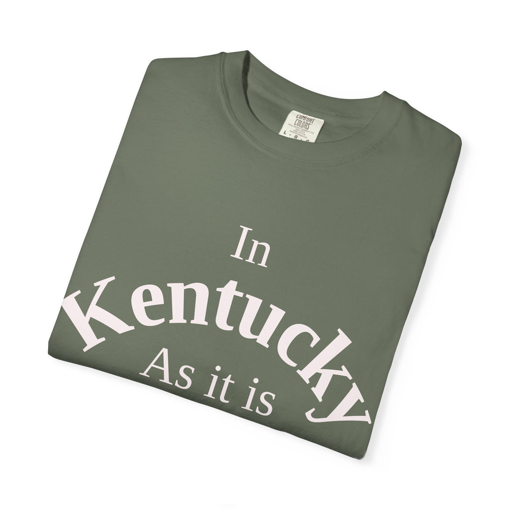 Kentucky Unisex T-Shirt, Matthew 6:10 Faith Apparel, Everyday Inspiration Tee, Home State Love Christian Clothing