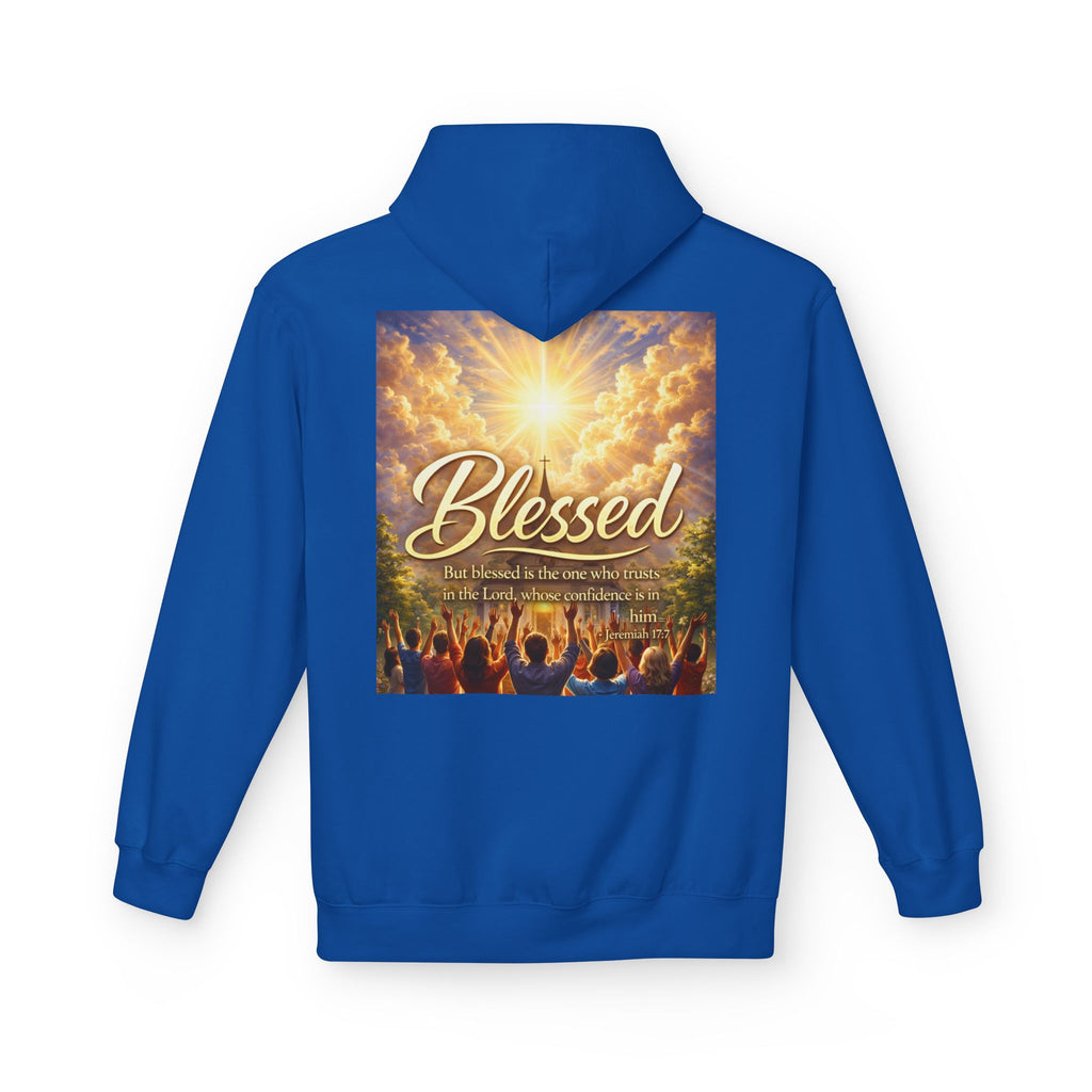 Blessed Worship Scene Hoodie | Christian Faith Sunrise Praise