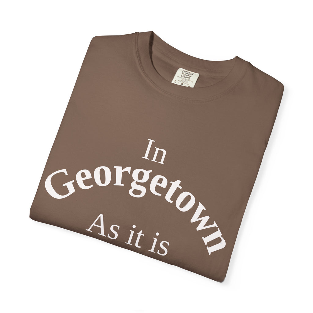 Georgetown Unisex T-Shirt, Matthew 6:10 Faith Apparel, Everyday Inspiration Tee, Hometown Love Christian Clothing