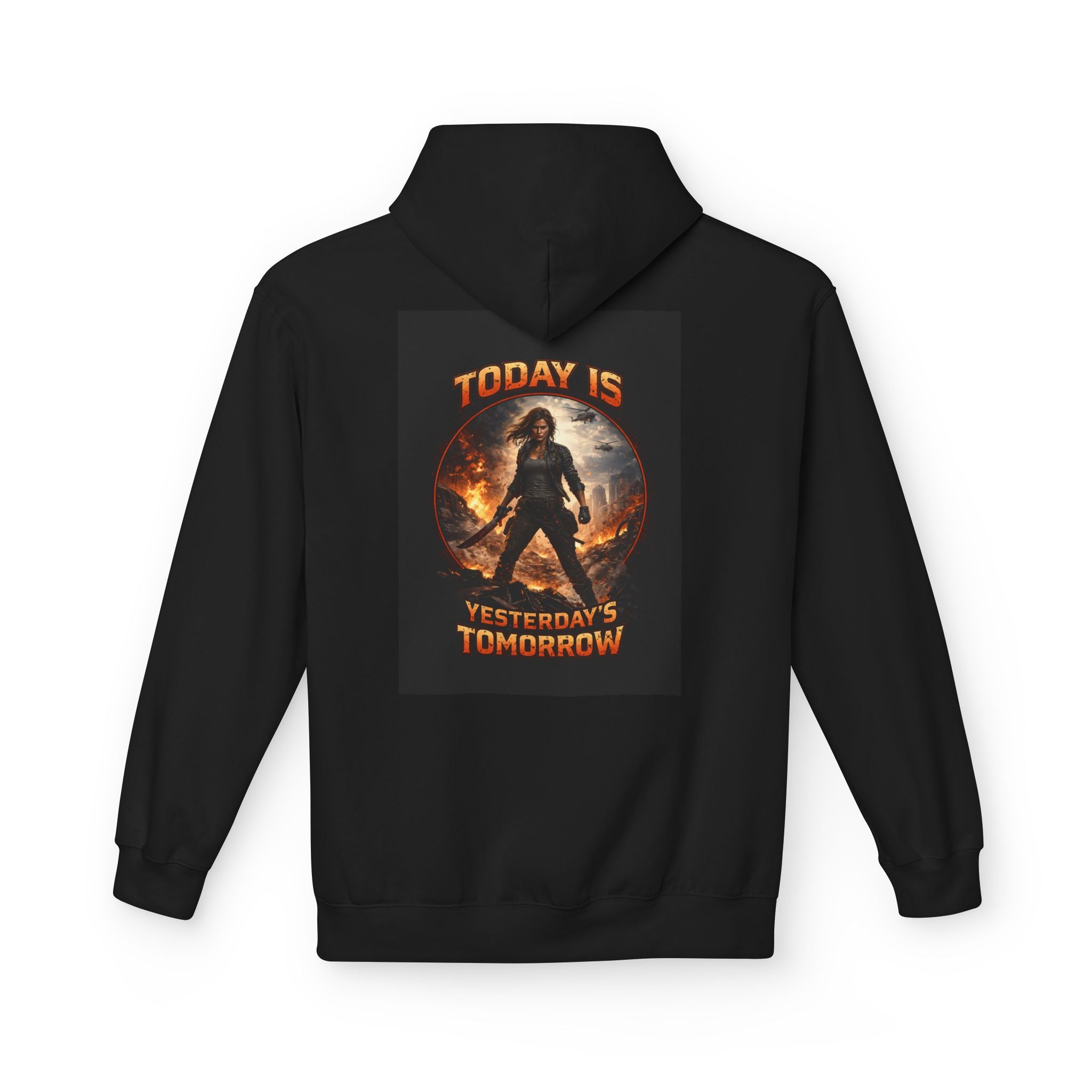 Today Is Yesterday's Tomorrow Hoodie | Retro Quote Sweatshirt