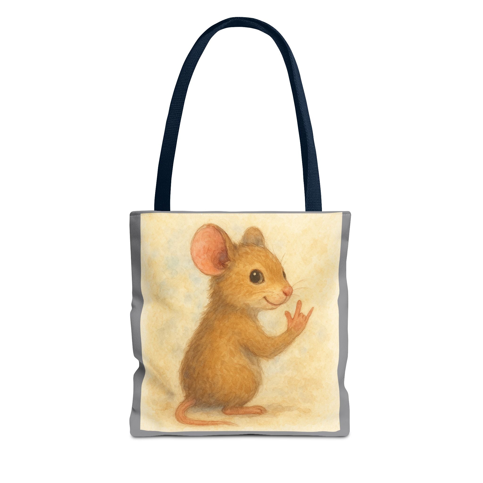 Tote Bag - Mouse 2 I Love You, Cute Animal Print, Carry-All Shoulder Bag, Reusable Shopping Tote, Gift for Animal Lovers