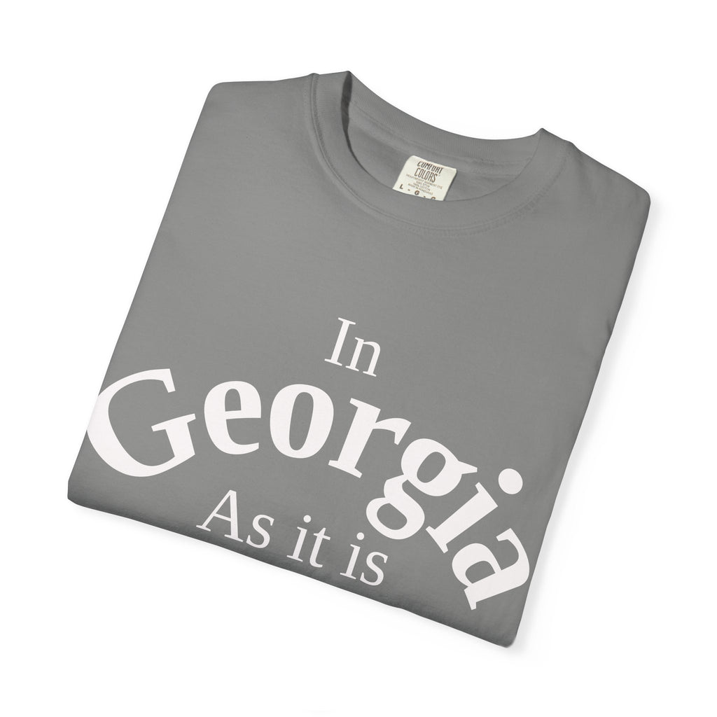 Georgia Unisex T-Shirt, Matthew 6:10 Faith Apparel, Everyday Inspiration Tee, Home State Love Christian Clothing