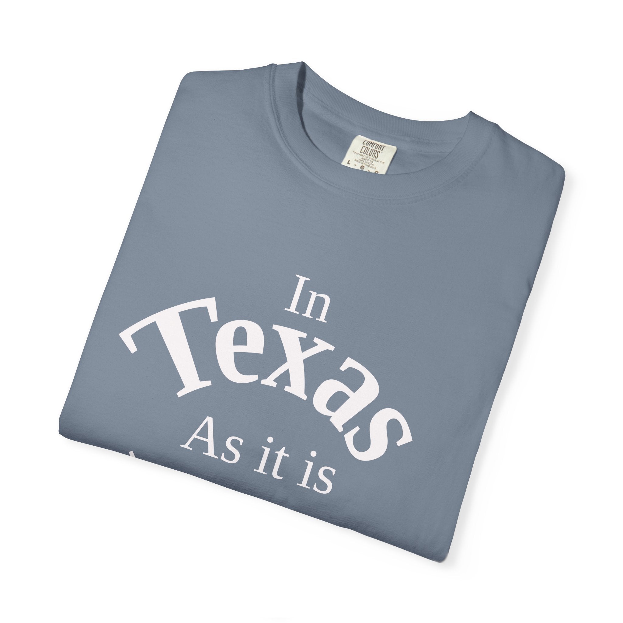 Texas Unisex T-Shirt, Matthew 6:10 Faith Apparel, Everyday Inspiration Tee, Hometown Love Christian Clothing