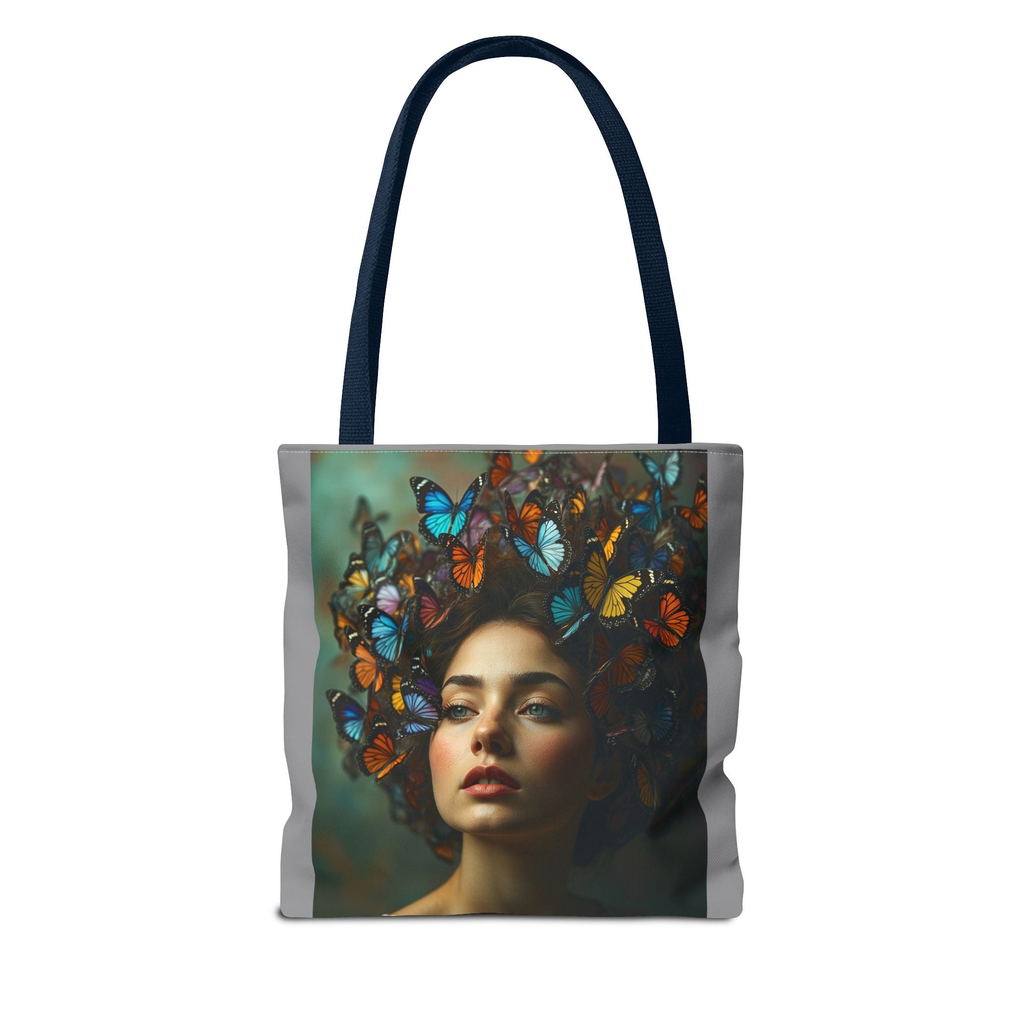 Tote Bag - Butterfly Hair, Carry-All Shoulder Bag, Reusable Shopping Tote, Gift for Animal Lovers