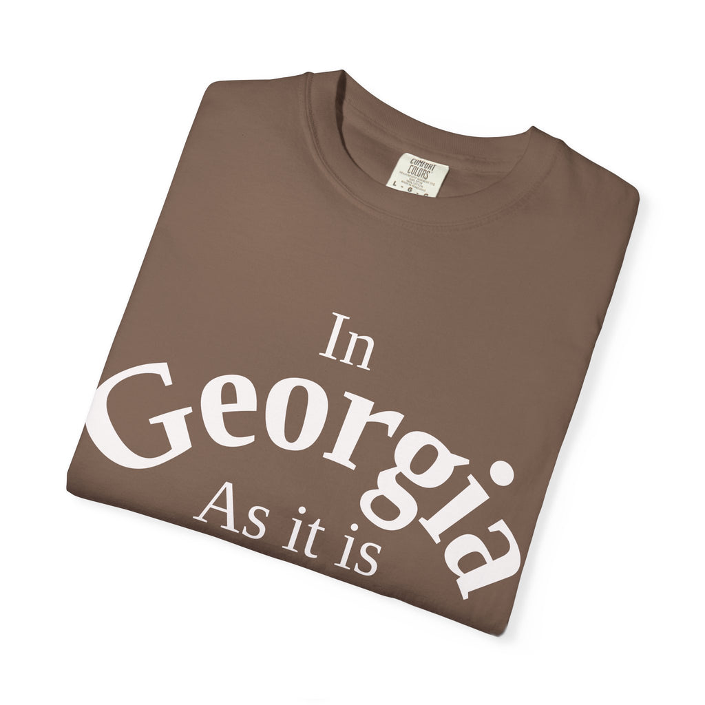 Georgia Unisex T-Shirt, Matthew 6:10 Faith Apparel, Everyday Inspiration Tee, Home State Love Christian Clothing