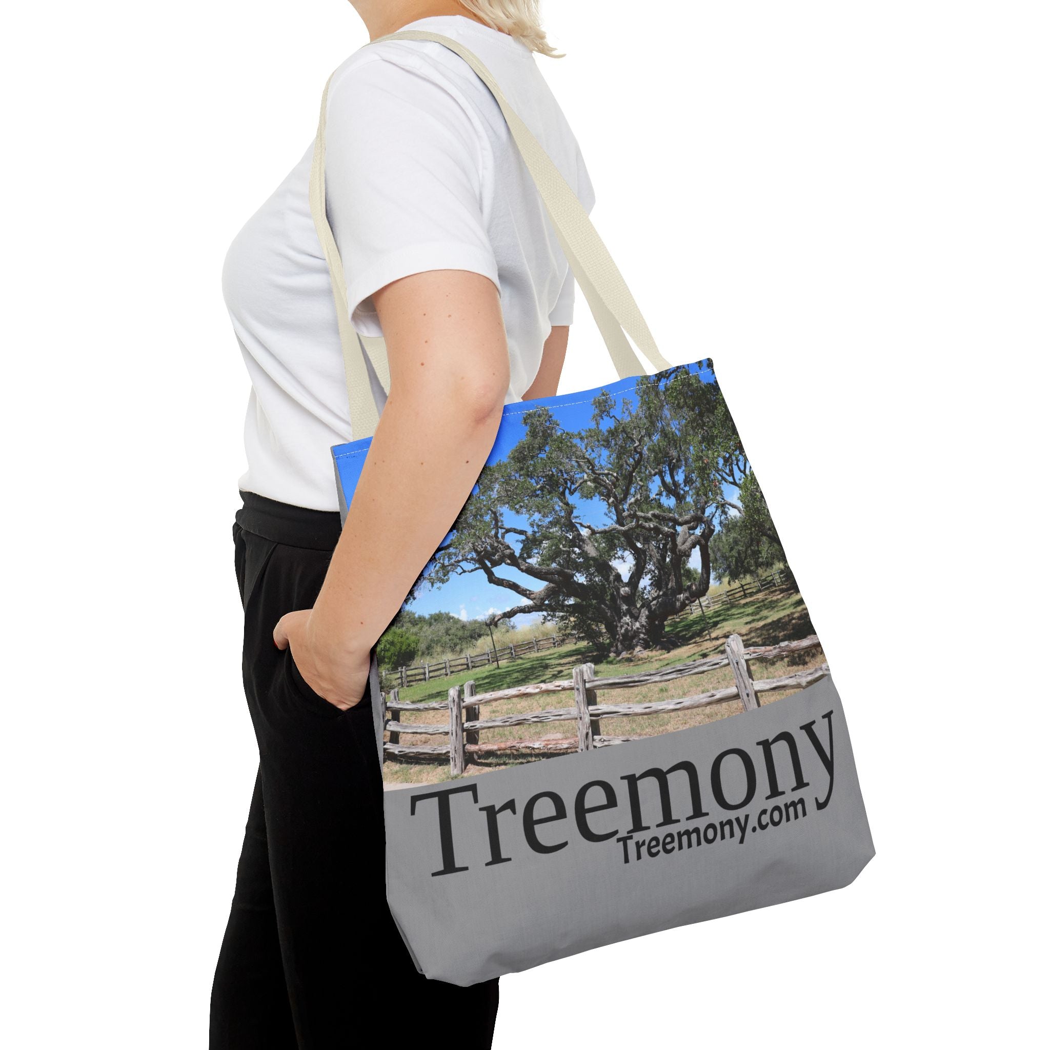 Treemony Tote Bag | Big Tree | All-Over Print