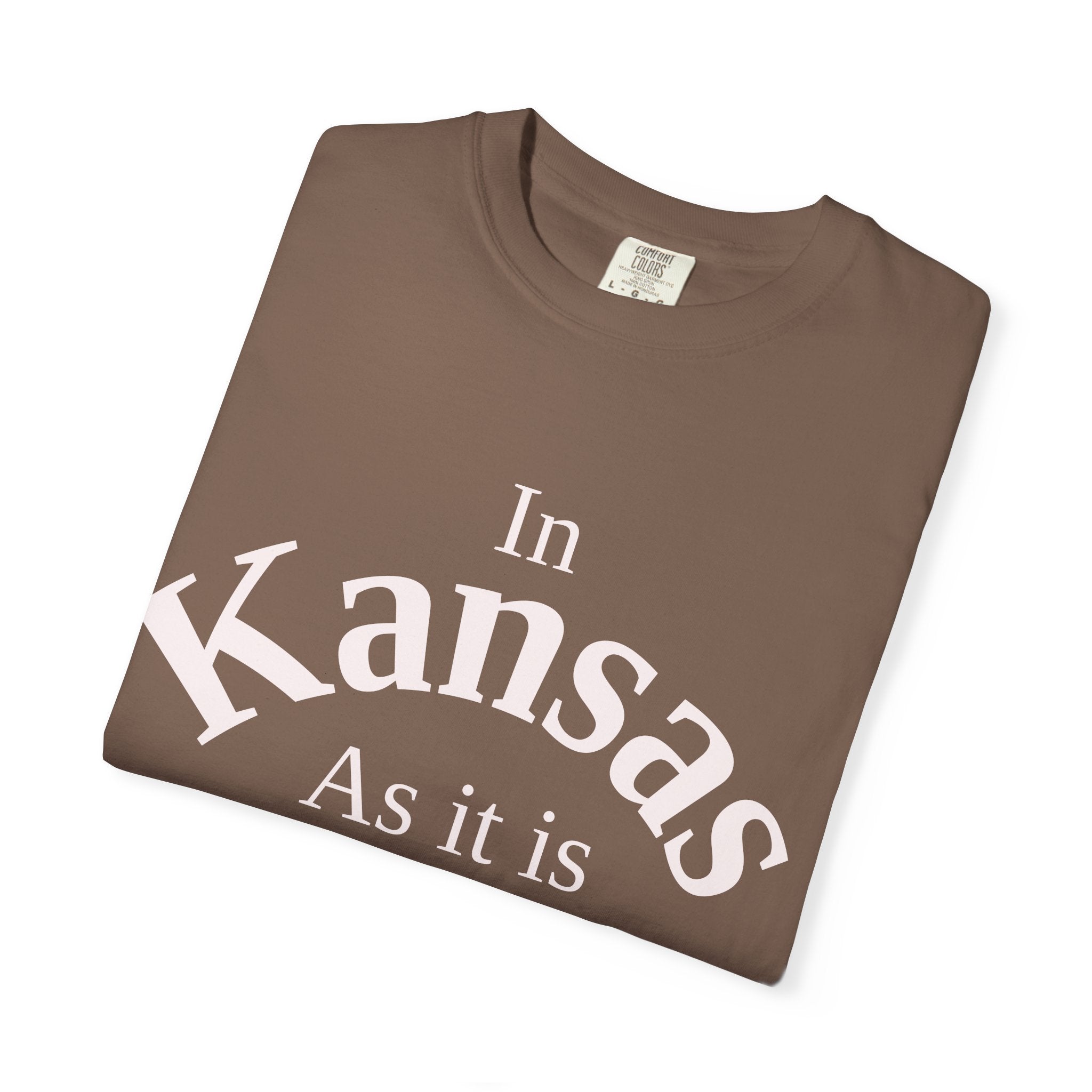 Kansas Unisex T-Shirt, Matthew 6:10 Faith Apparel, Everyday Inspiration Tee, Home State Love Christian Clothing