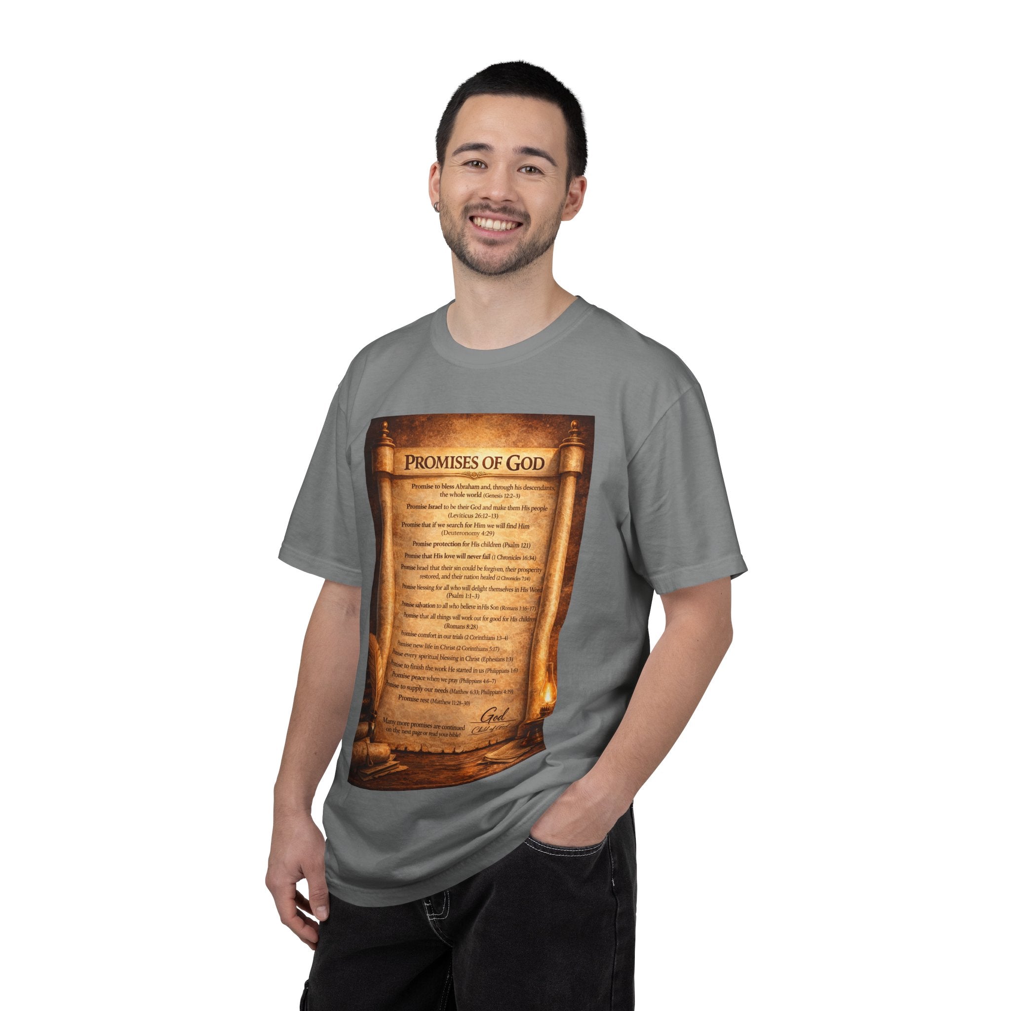 Promises of God T-shirt | Spiritual Praise Tee, Religious Faith Graphic