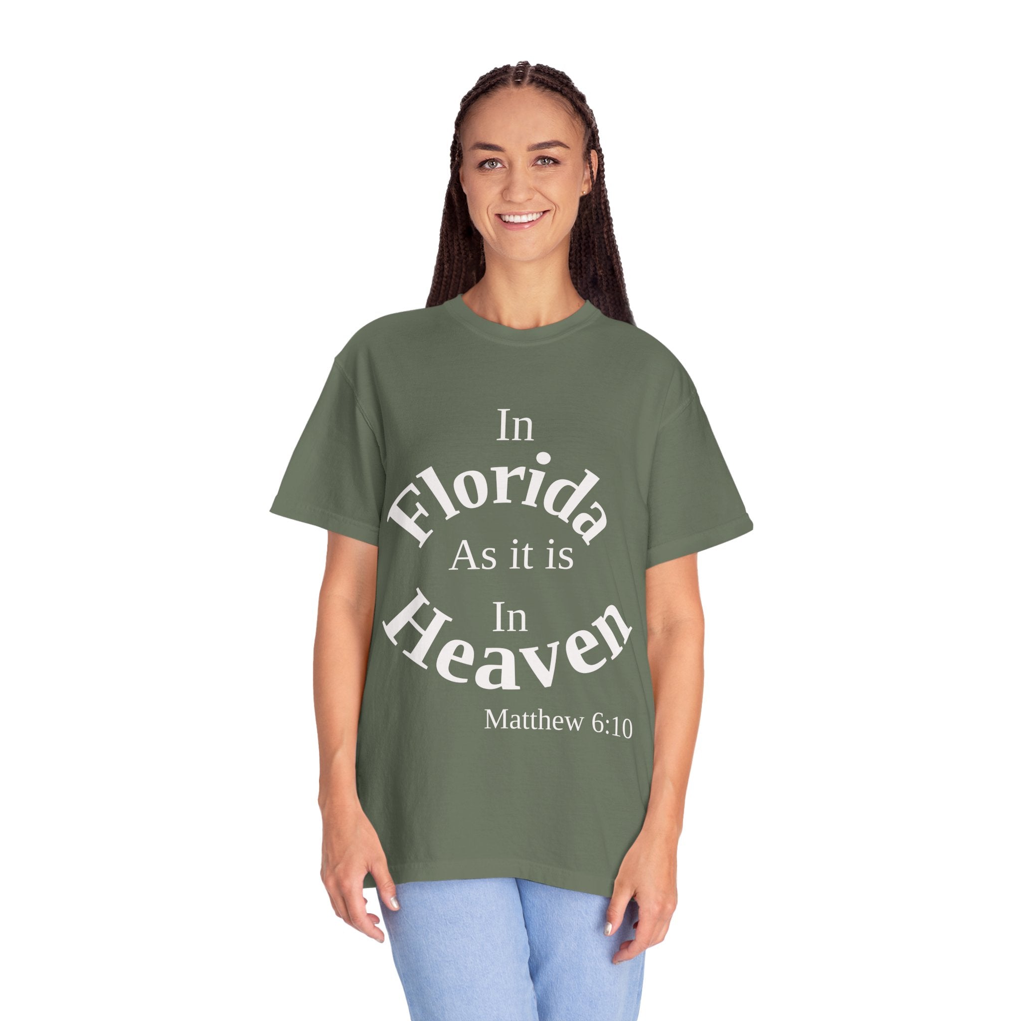 Florida Unisex T-Shirt, Matthew 6:10 Faith Apparel, Everyday Inspiration Tee, Hometown Love Christian Clothing