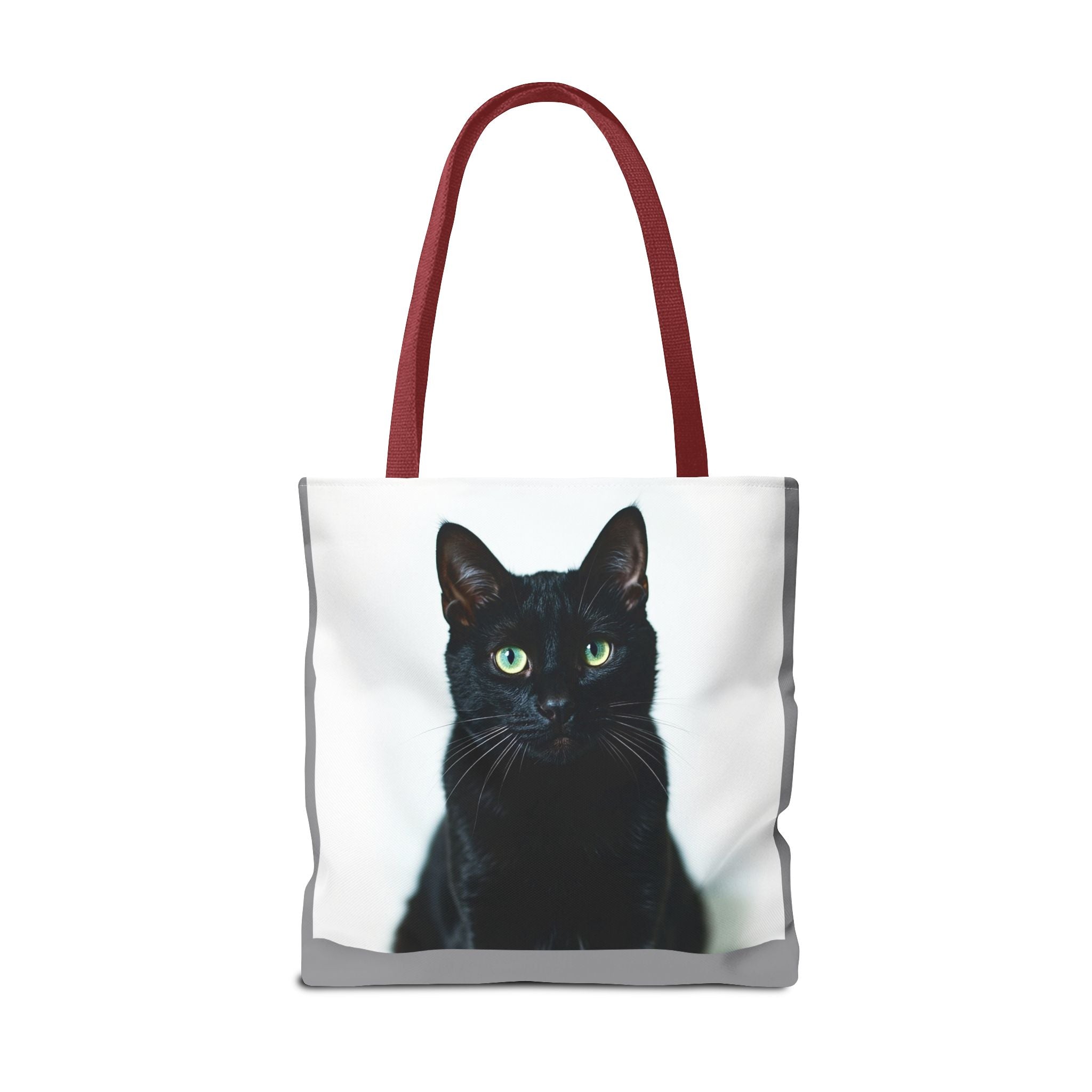 Tote Bag - Black Cat, Carry-All Shoulder Bag, Reusable Shopping Tote, Gift for Animal Lovers