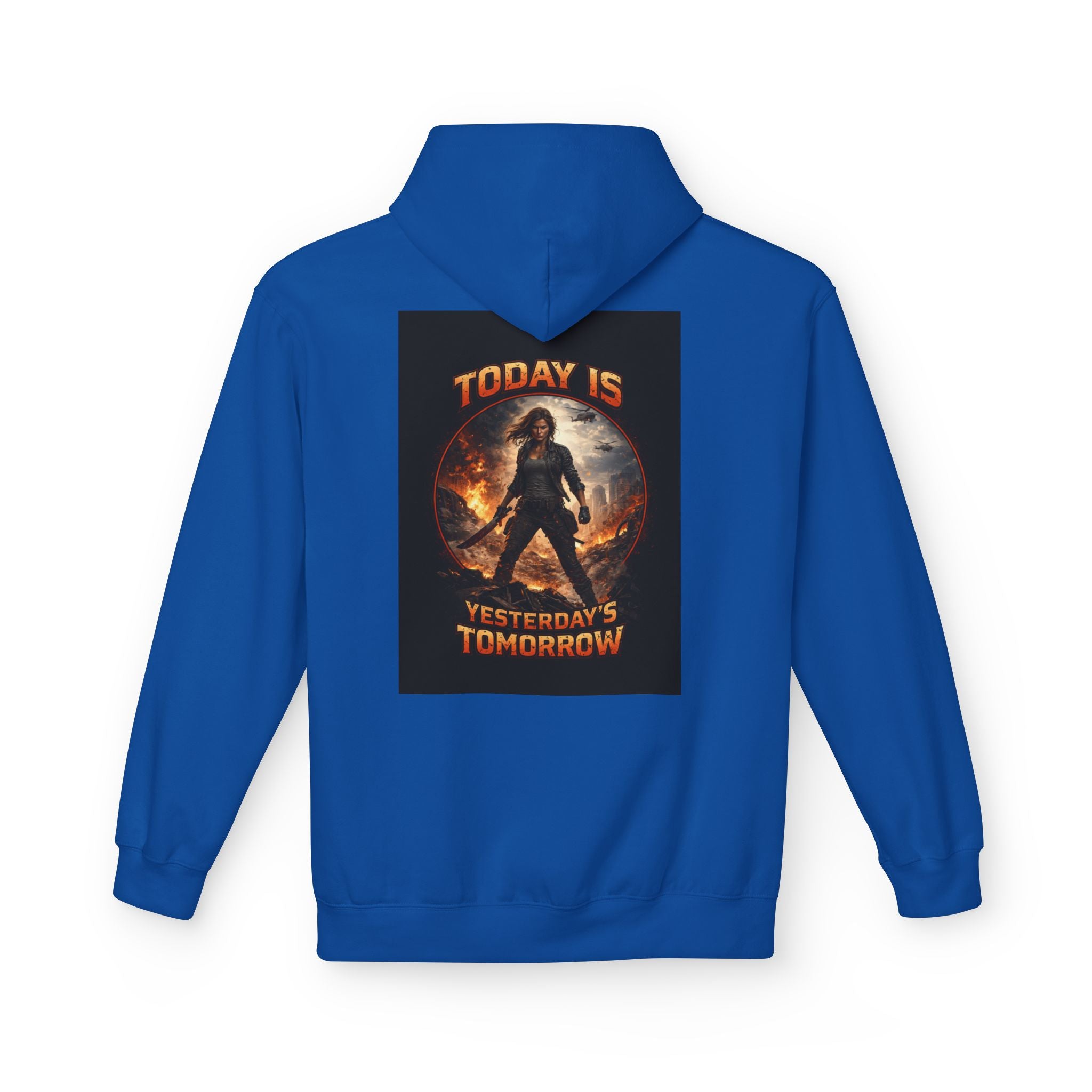 Today Is Yesterday's Tomorrow Hoodie | Retro Quote Sweatshirt