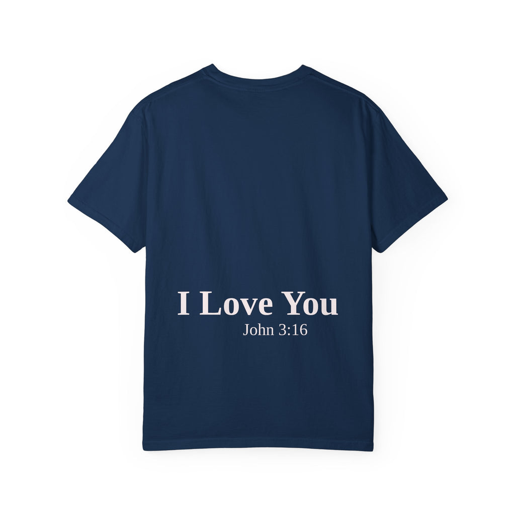 I Love You Mouse Version 2 Unisex T-shirt, Apparel, Clothing, Cute Mouse Tee, Christian Gift, Casual Top