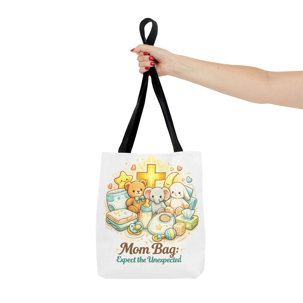 Mom Bag White Tote Bag | All-Over Print Tote