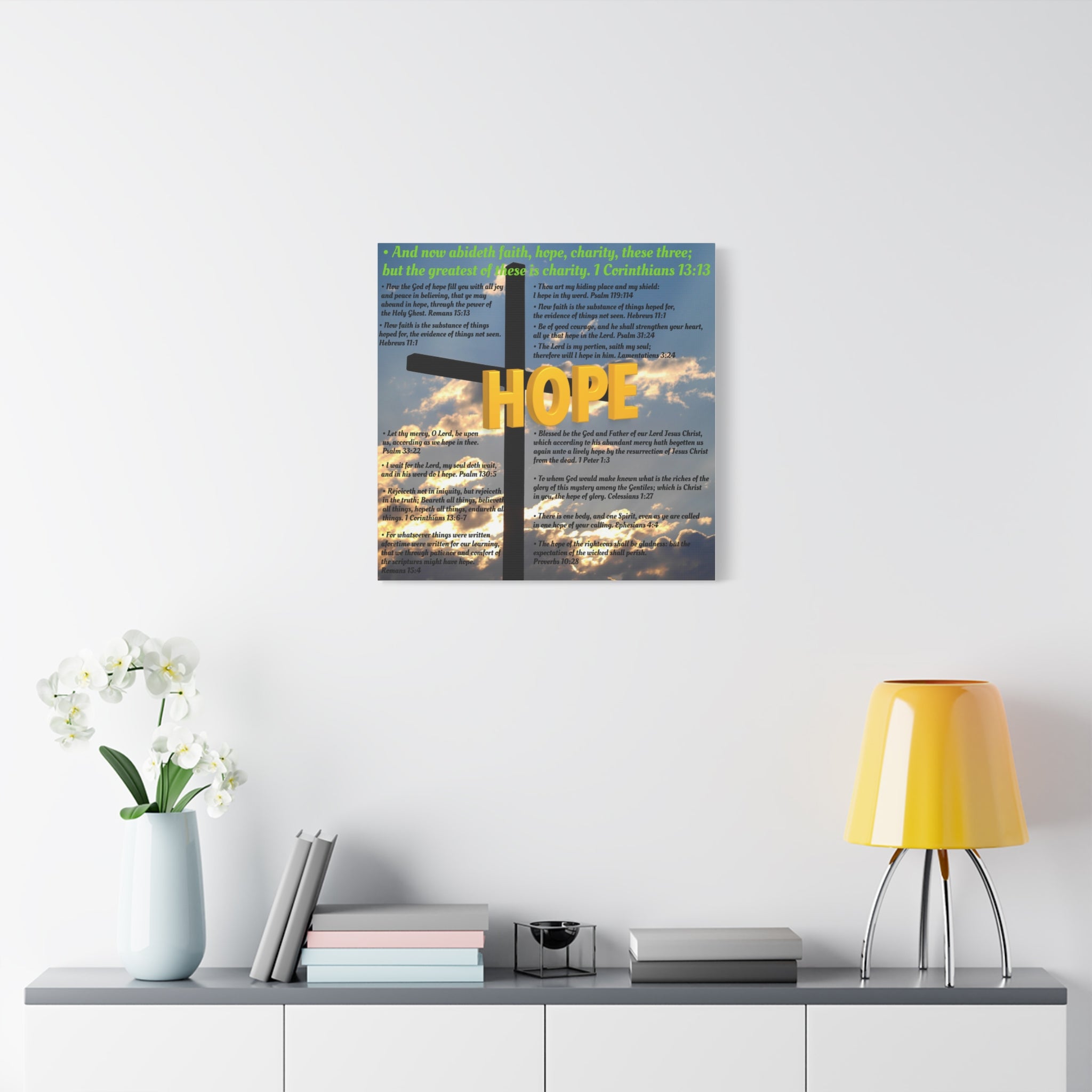 Hope Set 2 of 3 Canvas Art, Stretched Canvas Print Wall Decor, Unique Gift Idea