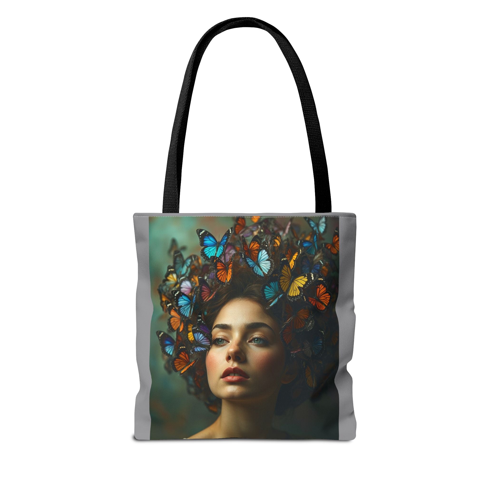 Tote Bag - Butterfly Hair, Carry-All Shoulder Bag, Reusable Shopping Tote, Gift for Animal Lovers