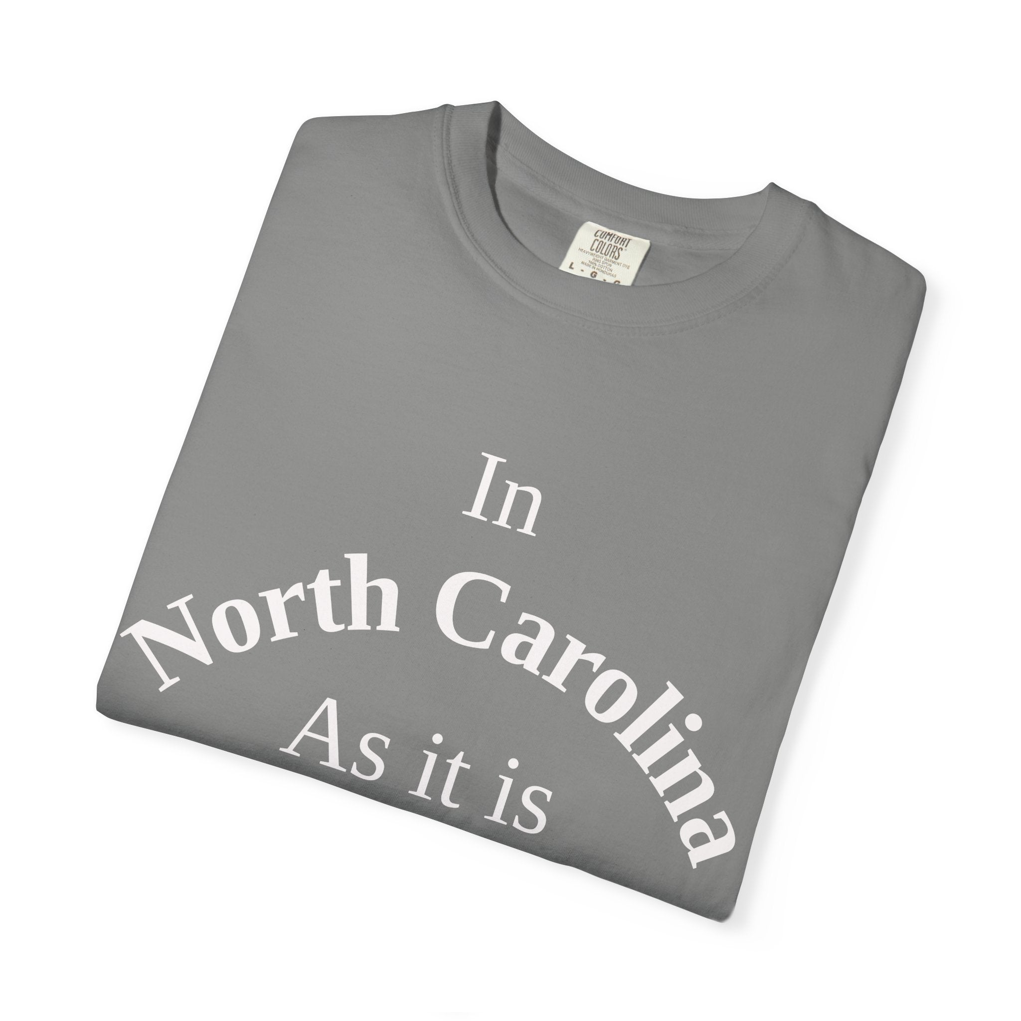 North Carolina Unisex T-Shirt, Matthew 6:10 Faith Apparel, Everyday Inspiration Tee, Home State Love Christian Clothing