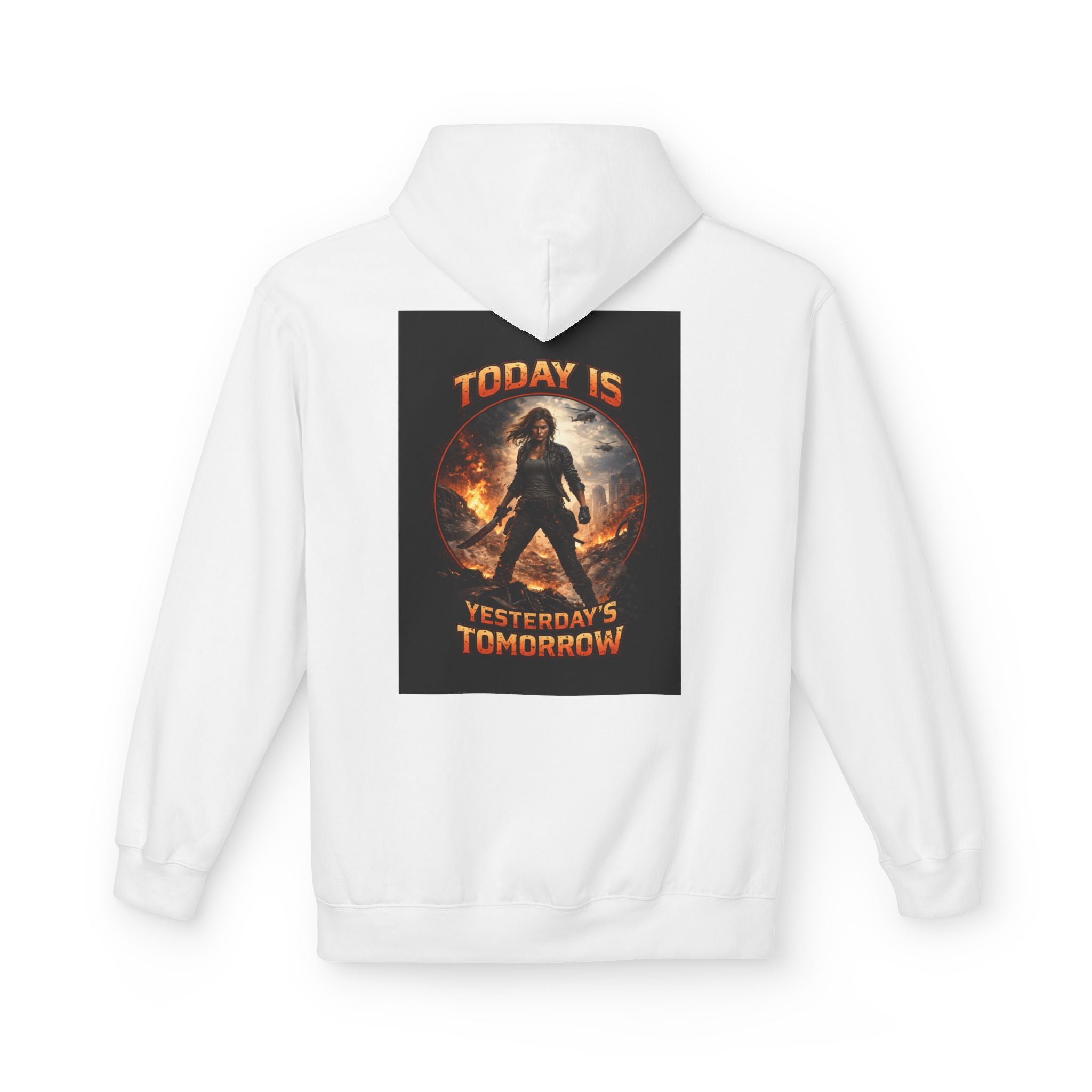 Today Is Yesterday's Tomorrow Hoodie | Retro Quote Sweatshirt