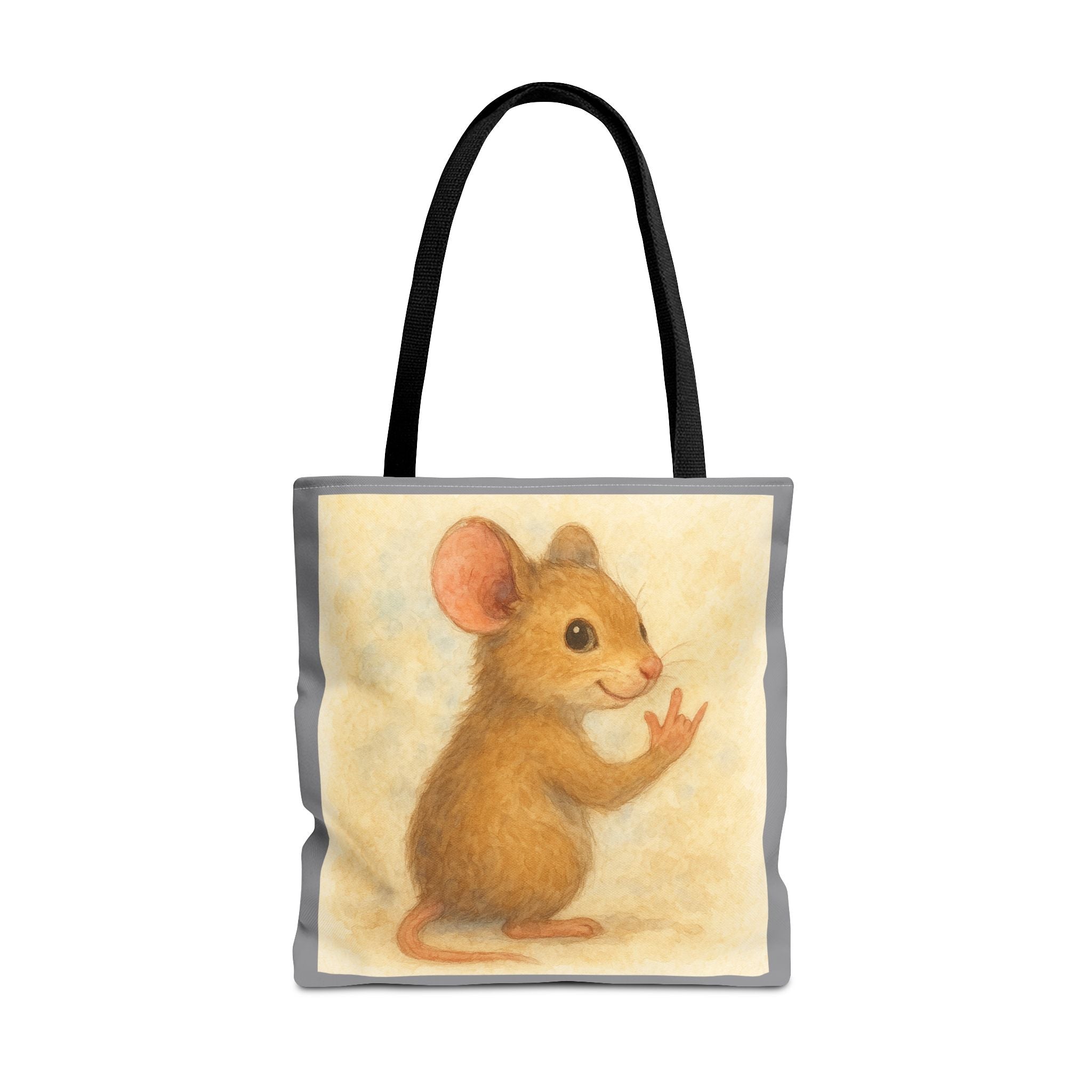 Tote Bag - Mouse 2 I Love You, Cute Animal Print, Carry-All Shoulder Bag, Reusable Shopping Tote, Gift for Animal Lovers